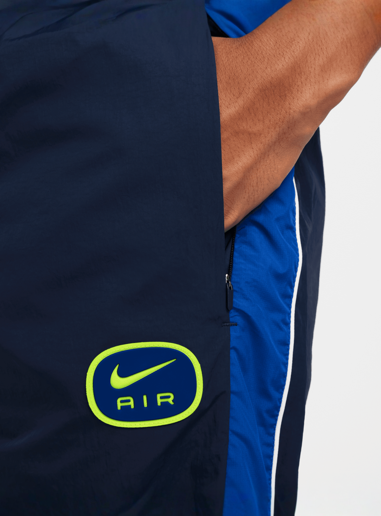 Nike, Sportswear Swoosh Woven Air Pants, blue, Image 4 of 6