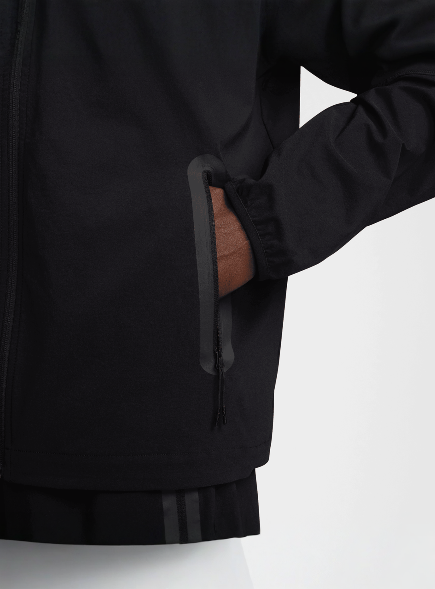 Nike, Tech Woven Windrunner Full-Zip Jacket, black, Image 6 of 9