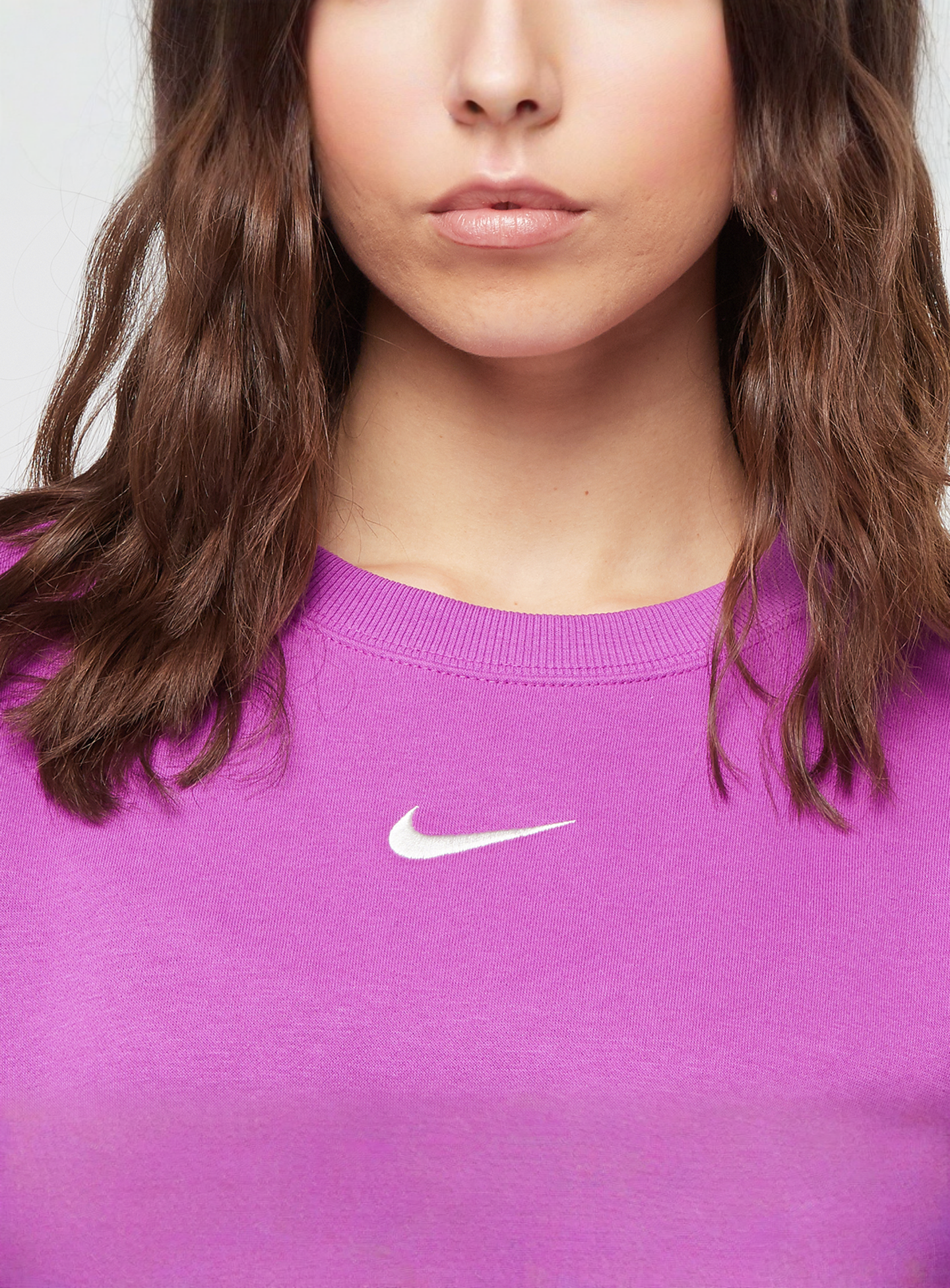 Nike, Phoenix Fleece Oversized Crew, light pink, Image 3 of 4