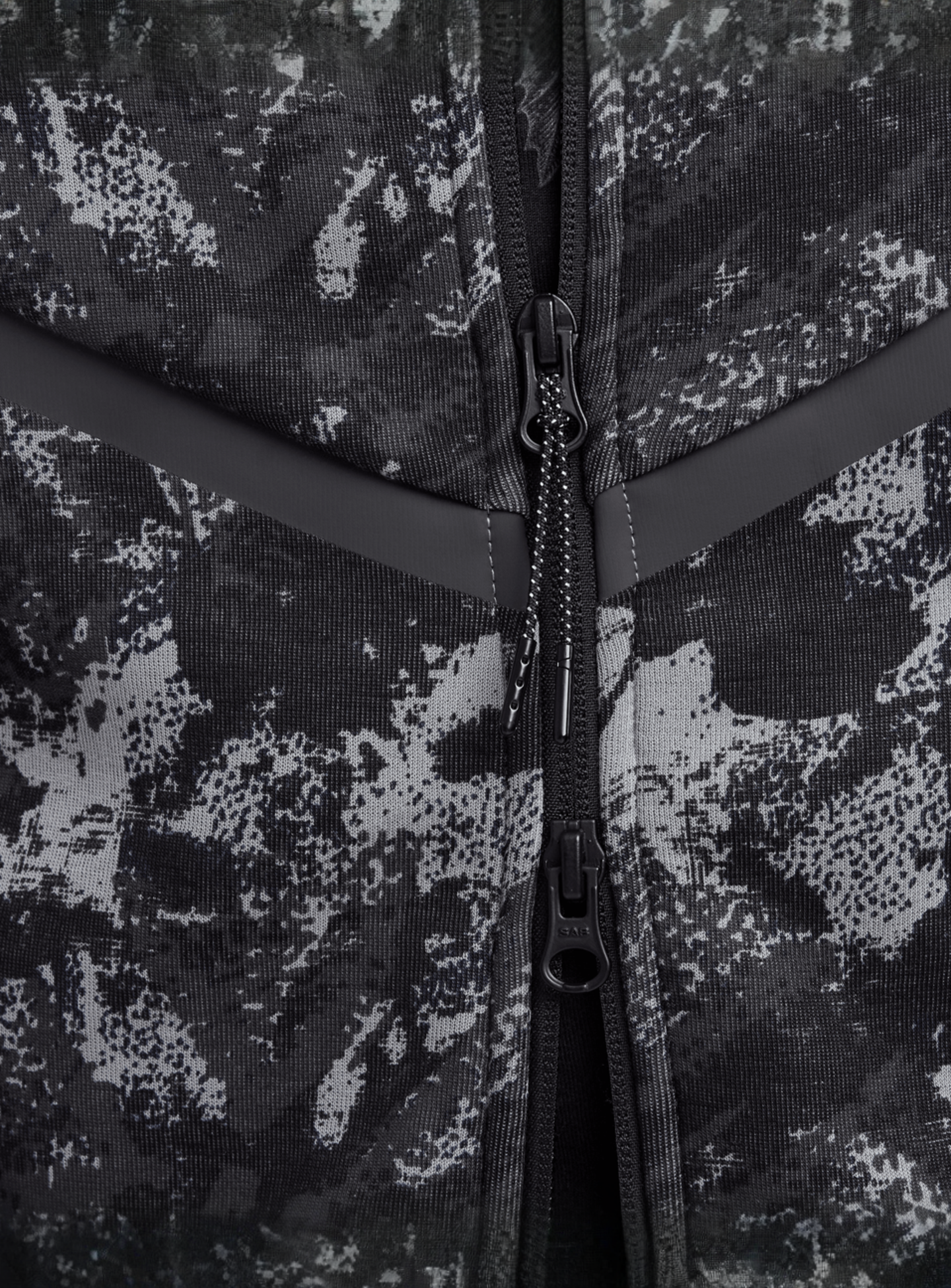 Nike, Tech Fleece Woven Windrunner Full Zip Jacket, black, Image 4 of 7