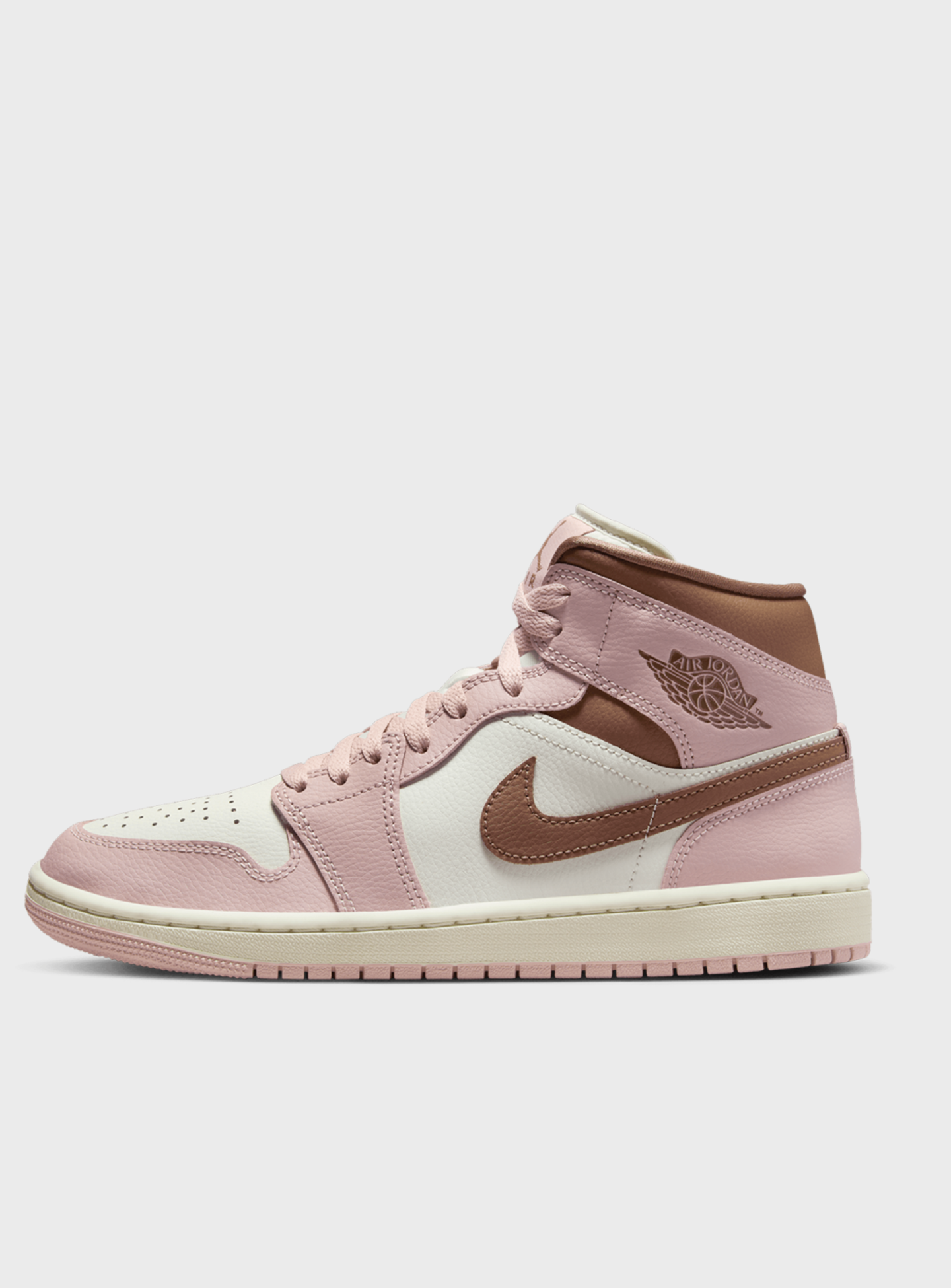 Jordan, WMNS Air Jordan 1 Mid, light pink, Image 1 of 8