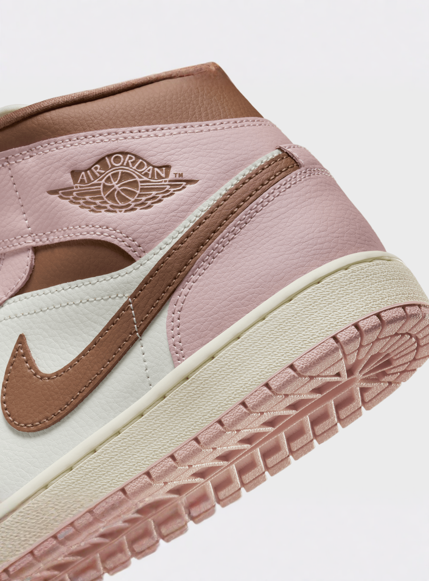 Jordan, WMNS Air Jordan 1 Mid, light pink, Image 8 of 8