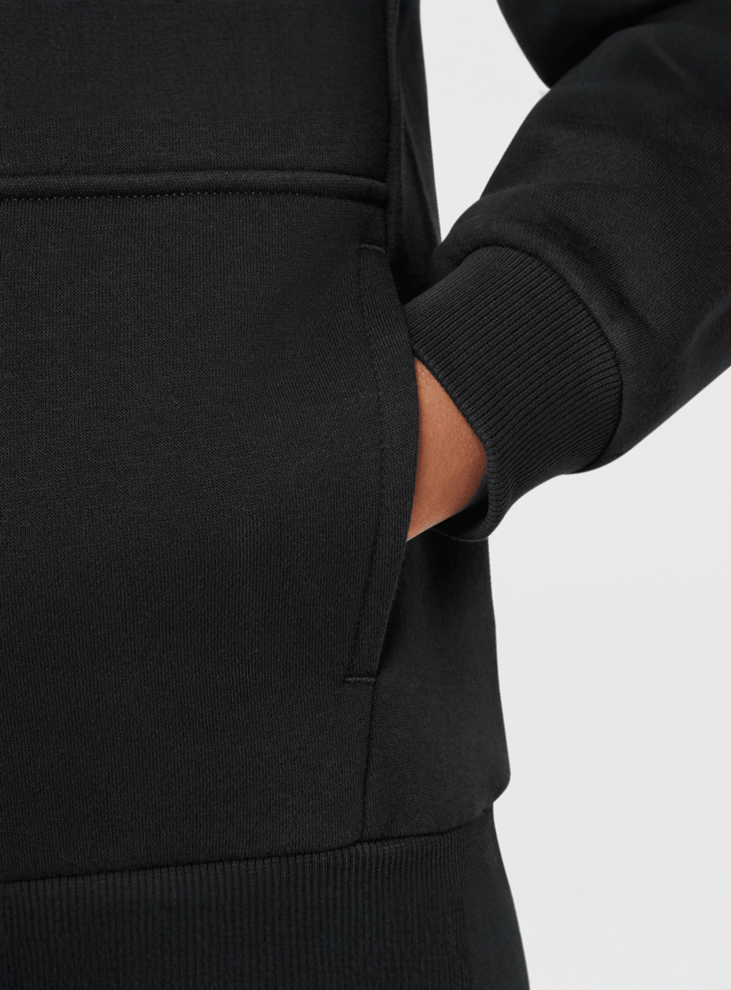 Nike, Sportswear Club Fleece Hoodie, black, Image 4 of 6