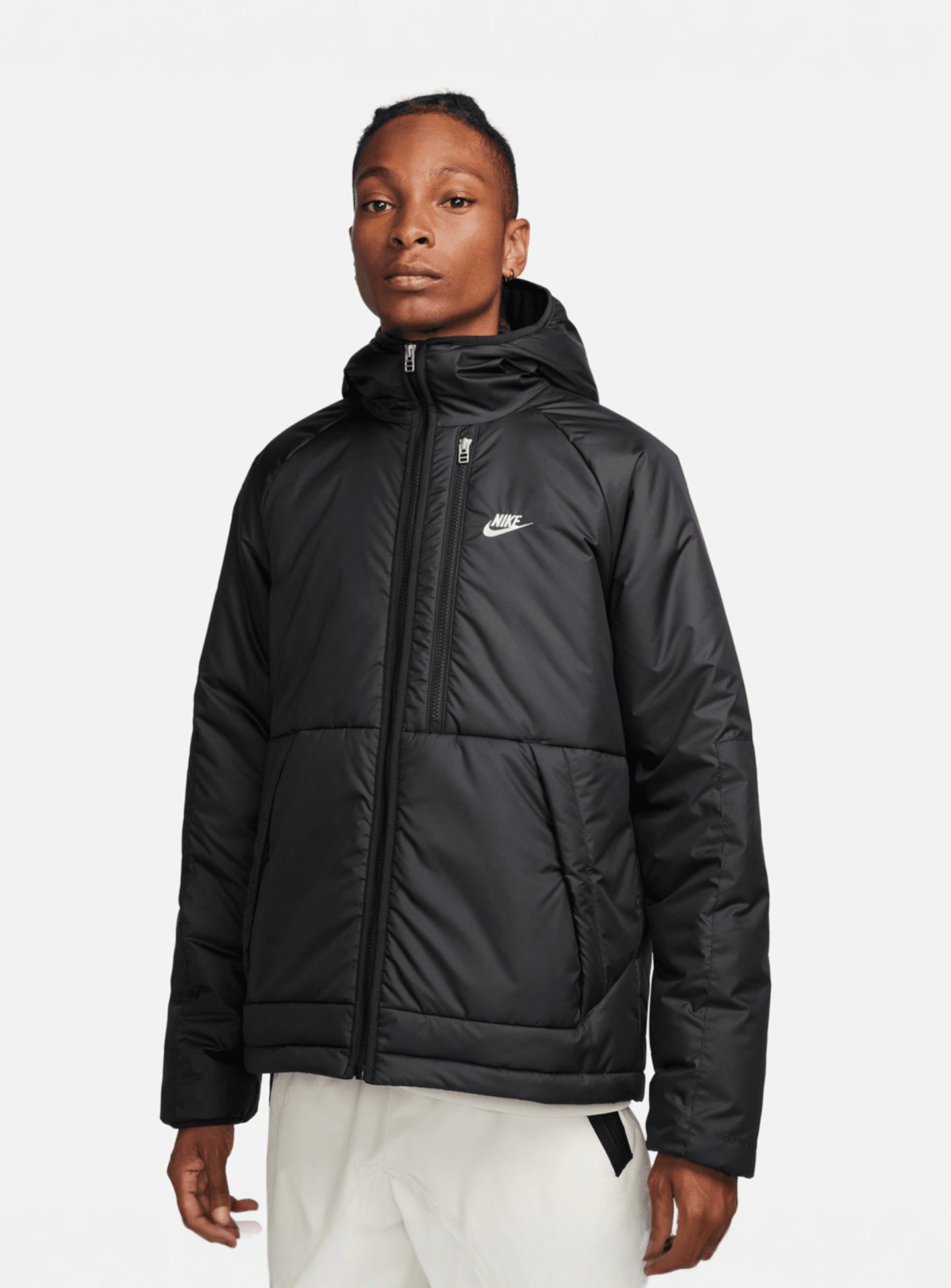 Nike, Sportswear Therma-FIT Repel Hooded Jacket, black, Image 1 of 6