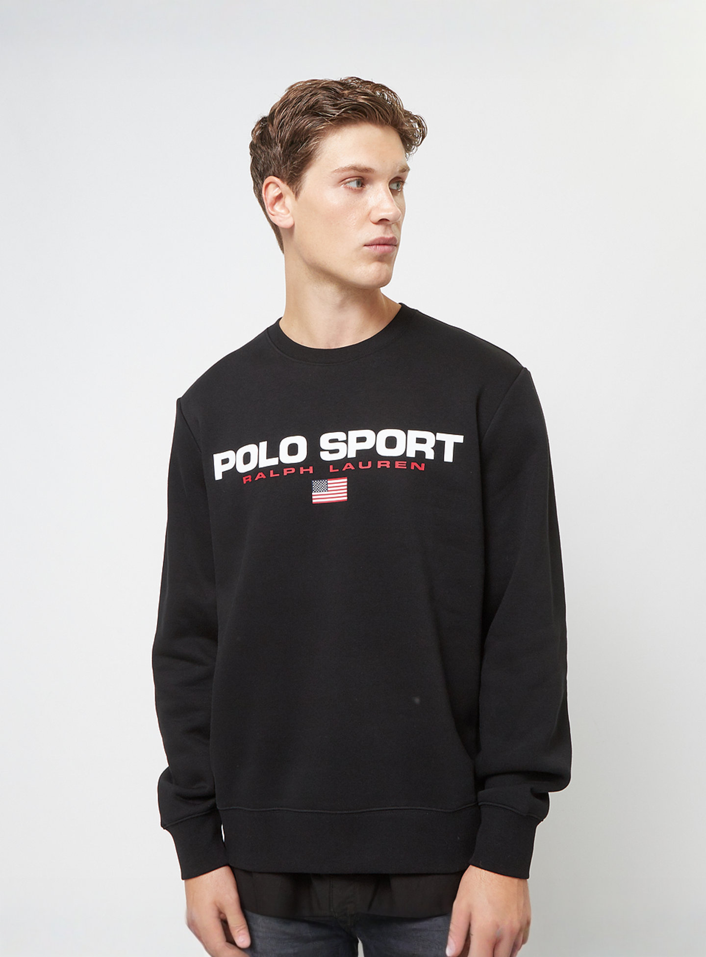 Polo Sport Ralph Lauren, LSCNM5-Long Sleeve-Knit, black, Image 1 of 4