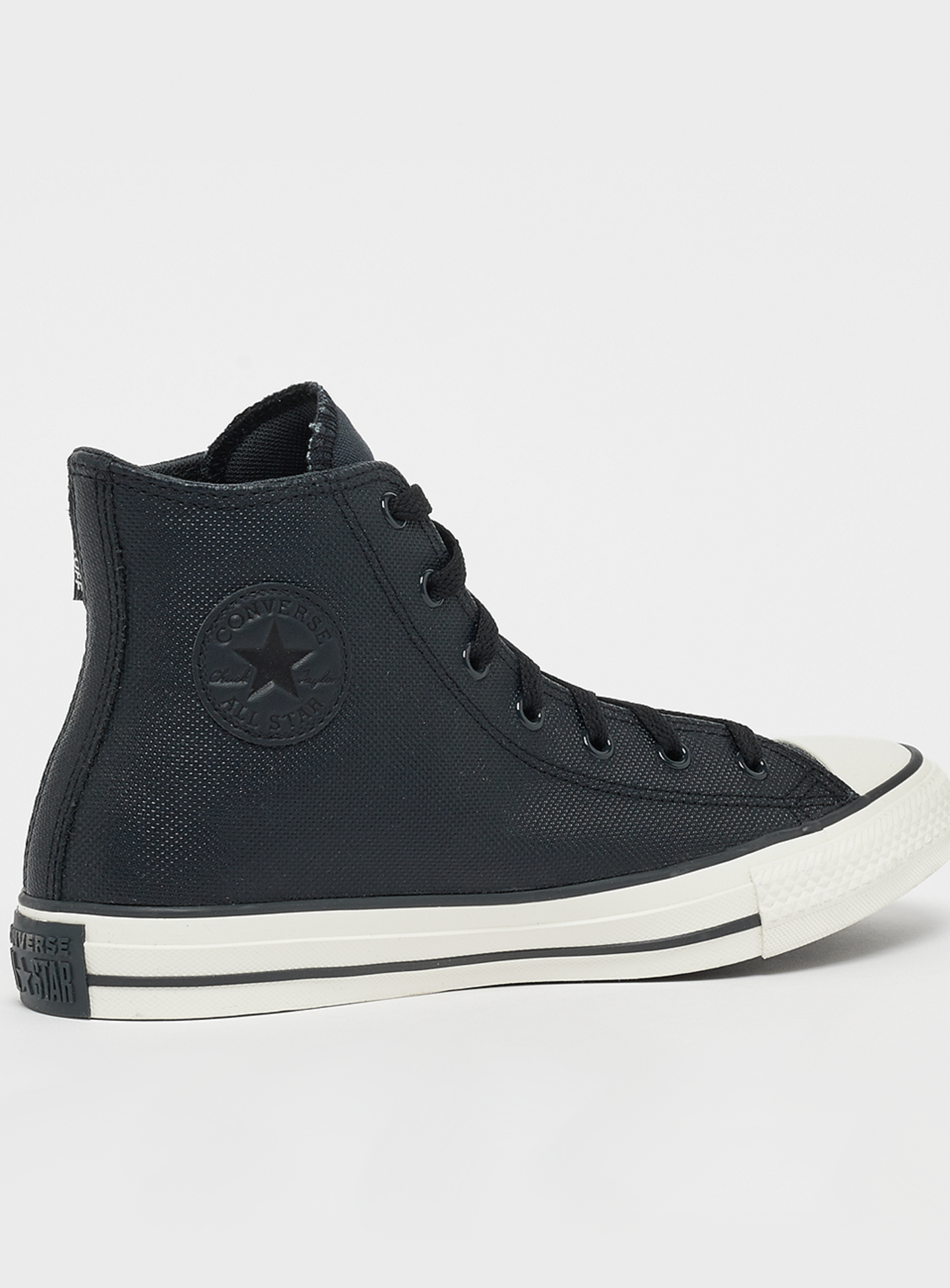 Converse, Chuck Taylor All Star Water Repellent Leather (GS), black, Image 3 of 5