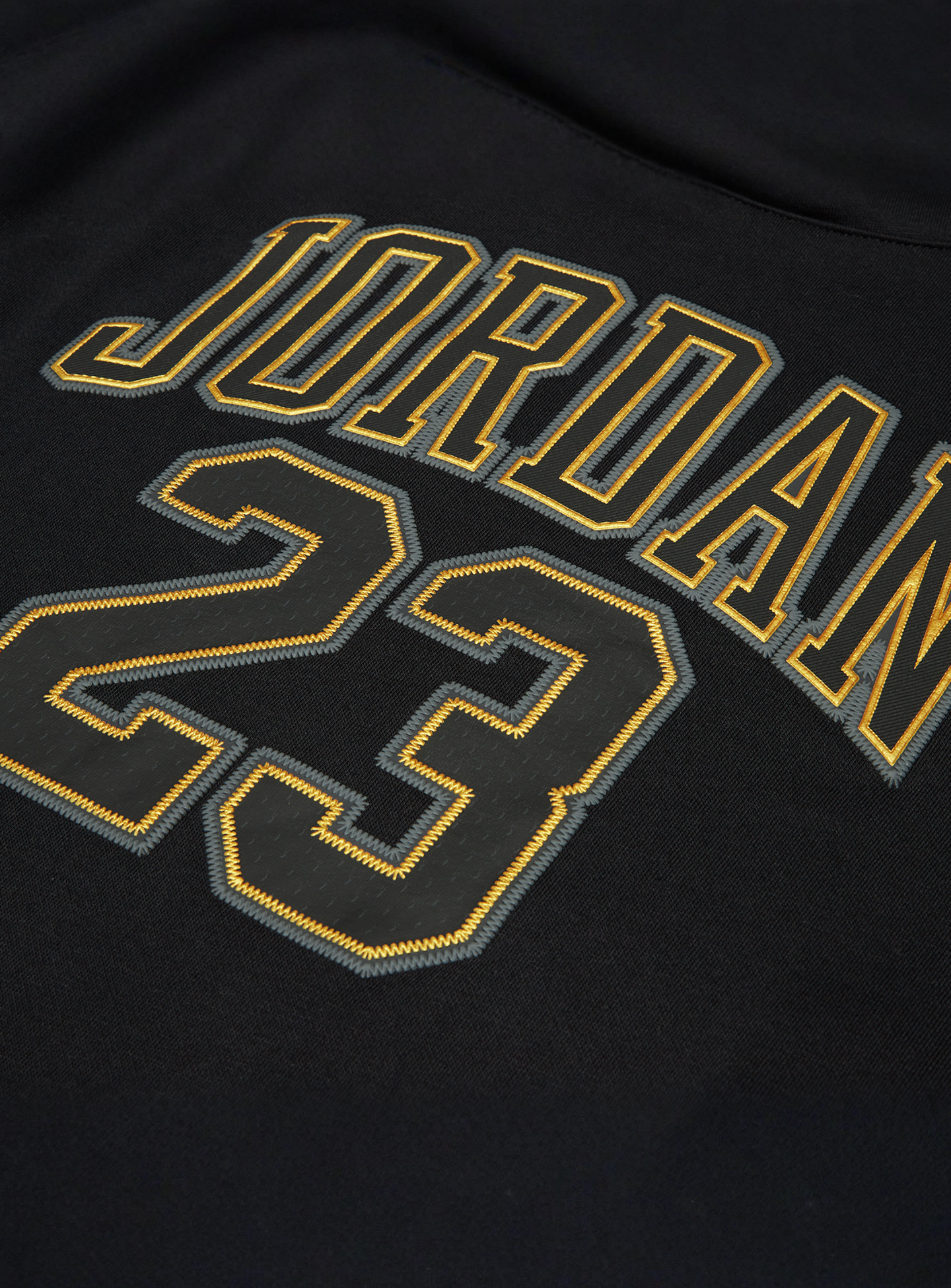 Jordan, High Brand Read Fleece Hoodie, black, Image 3 of 4