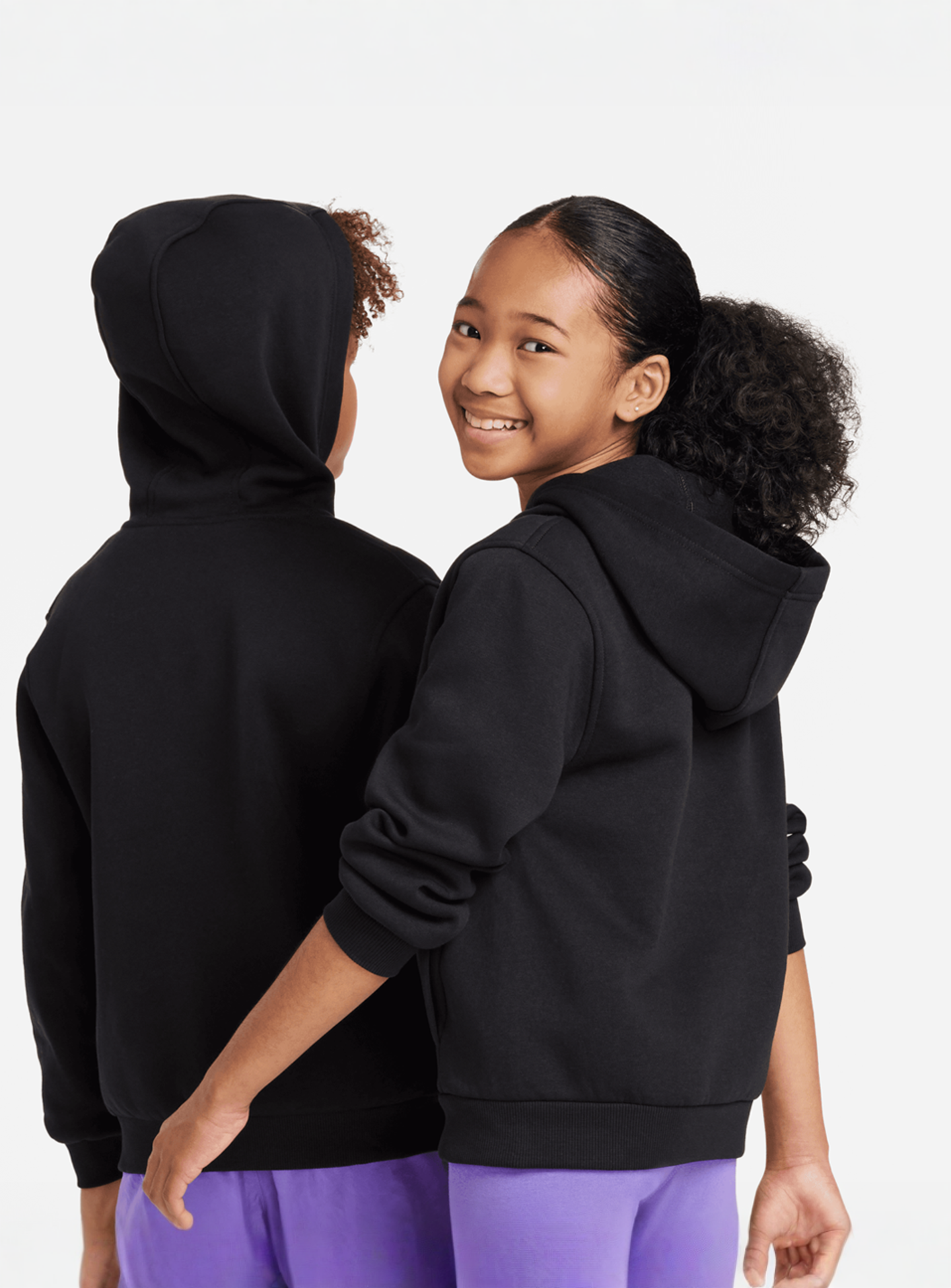 Nike, Sportswear Club Fleece Hoodie LBR, black, Image 2 of 5