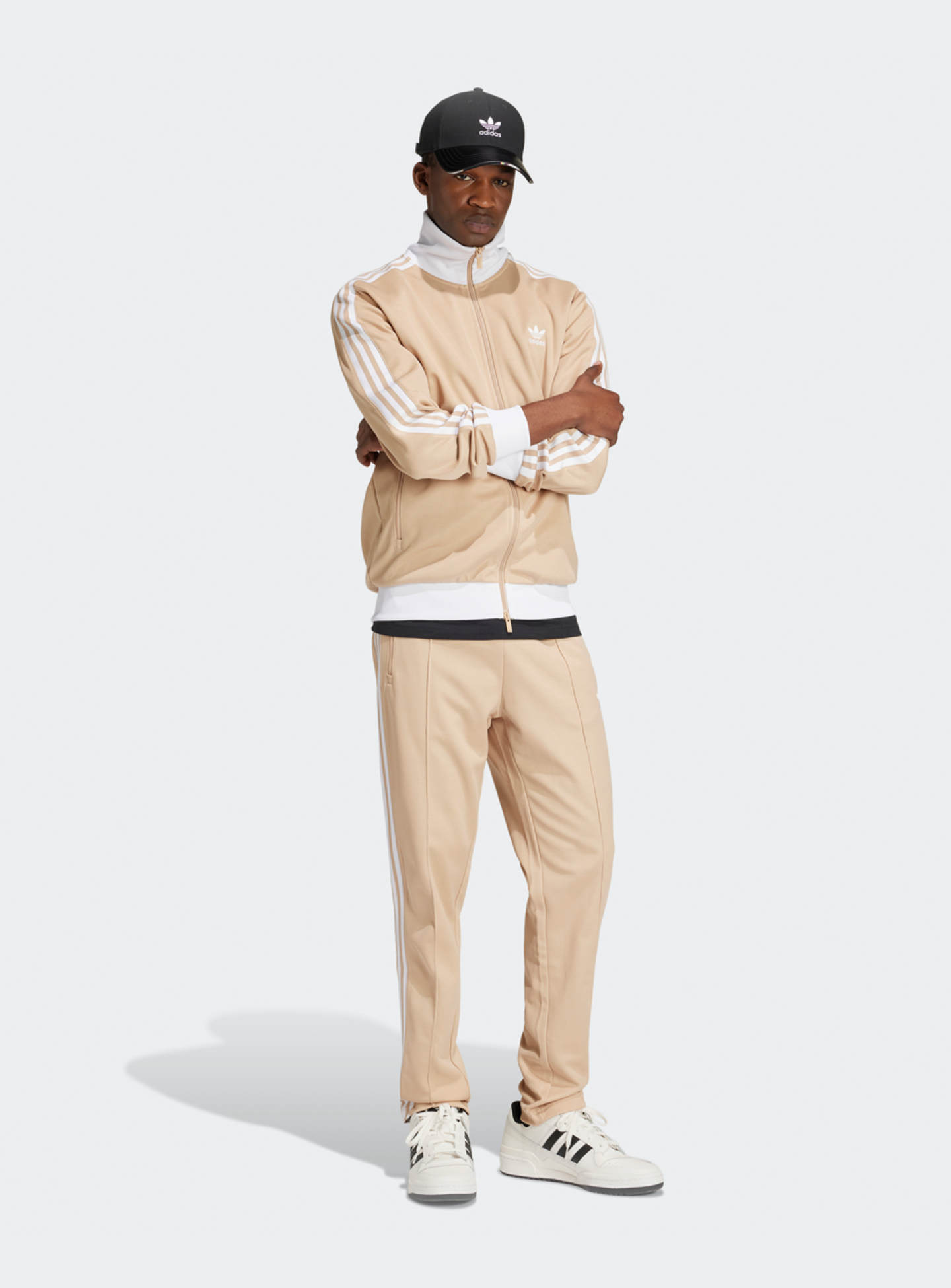 adidas Originals, Adicolor Classics Beckenbauer Track Pants, beige, Image 5 of 5