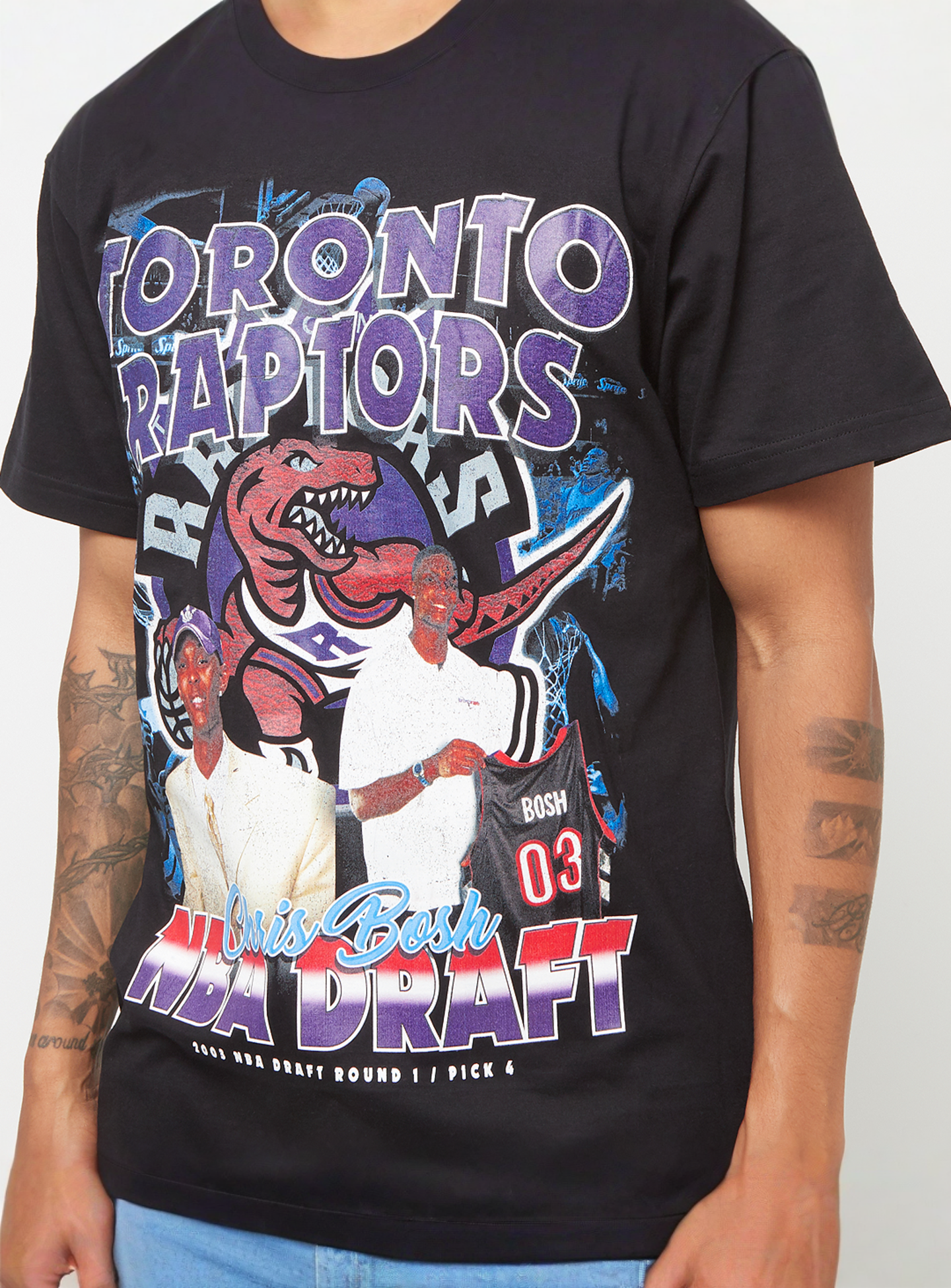 Mitchell & Ness, NBA Draft Day Tee Toronto Raptors, black, Image 3 of 4