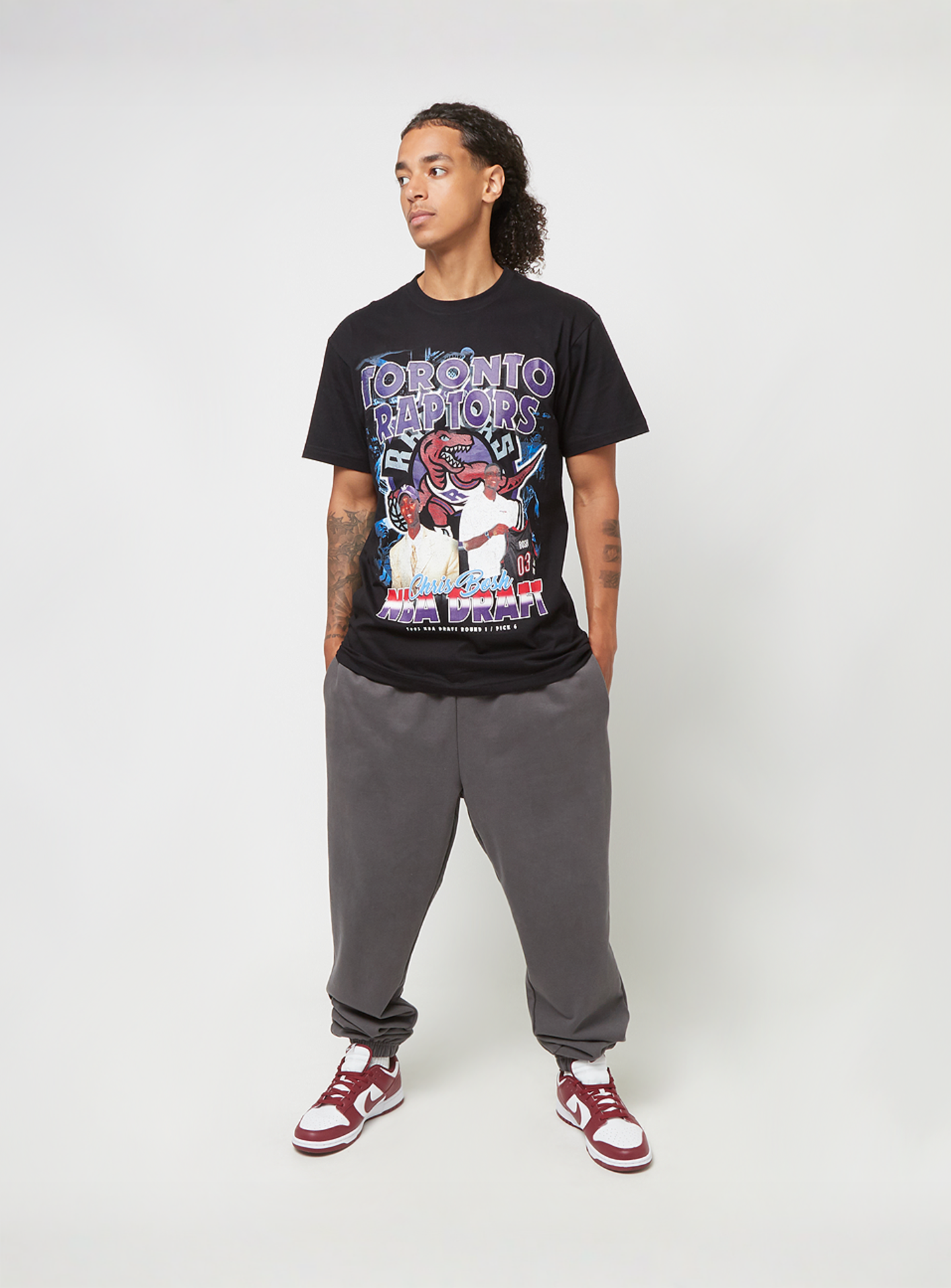 Mitchell & Ness, NBA Draft Day Tee Toronto Raptors, black, Image 4 of 4