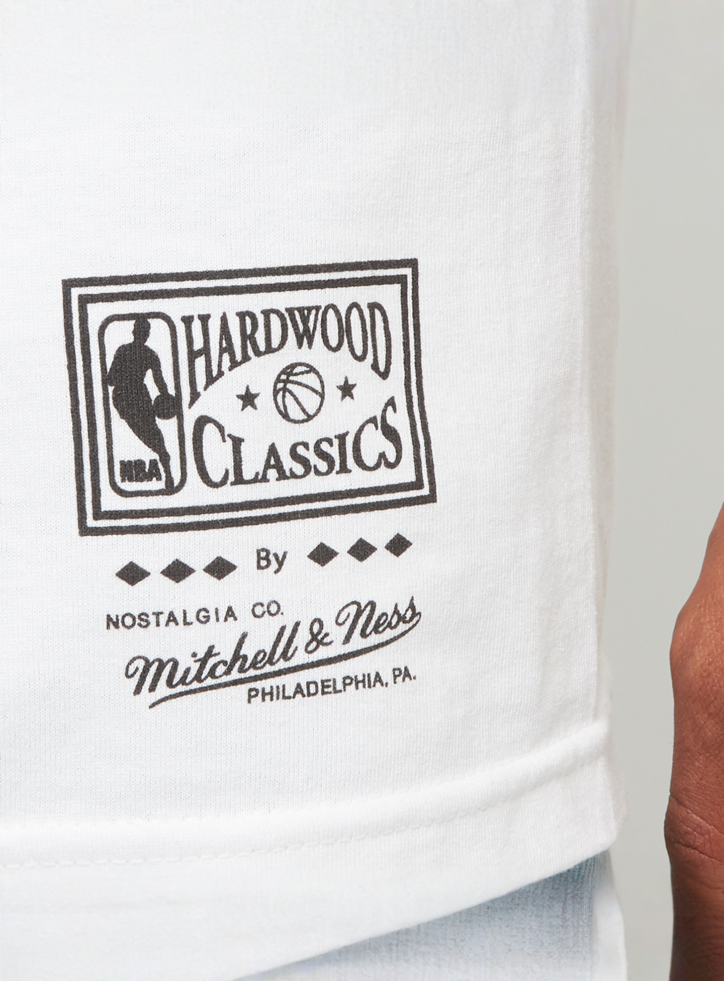 Mitchell & Ness, NBA Destination Leisure Shortsleeve Graphic Tee LA Lakers, white, Image 4 of 6