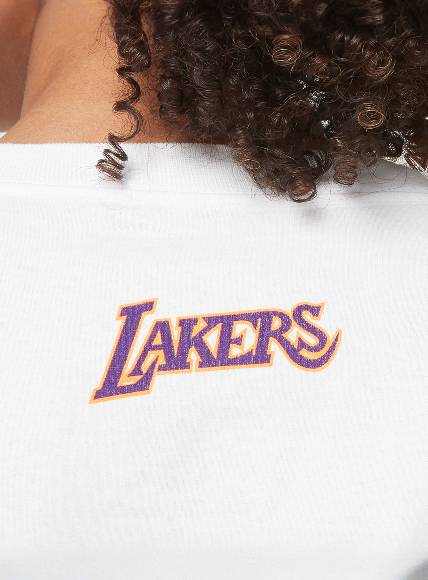Mitchell & Ness, NBA Destination Leisure Shortsleeve Graphic Tee LA Lakers, white, Image 5 of 6