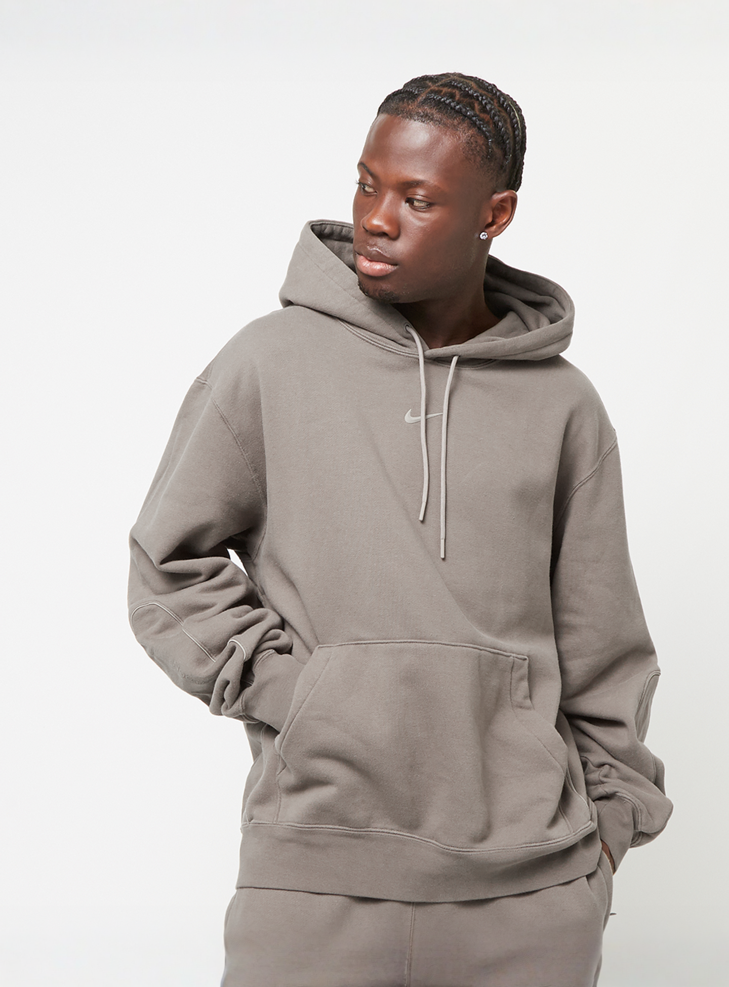 Nike Nocta, NRG Fleece Hoodie, grey, Image 1 of 9