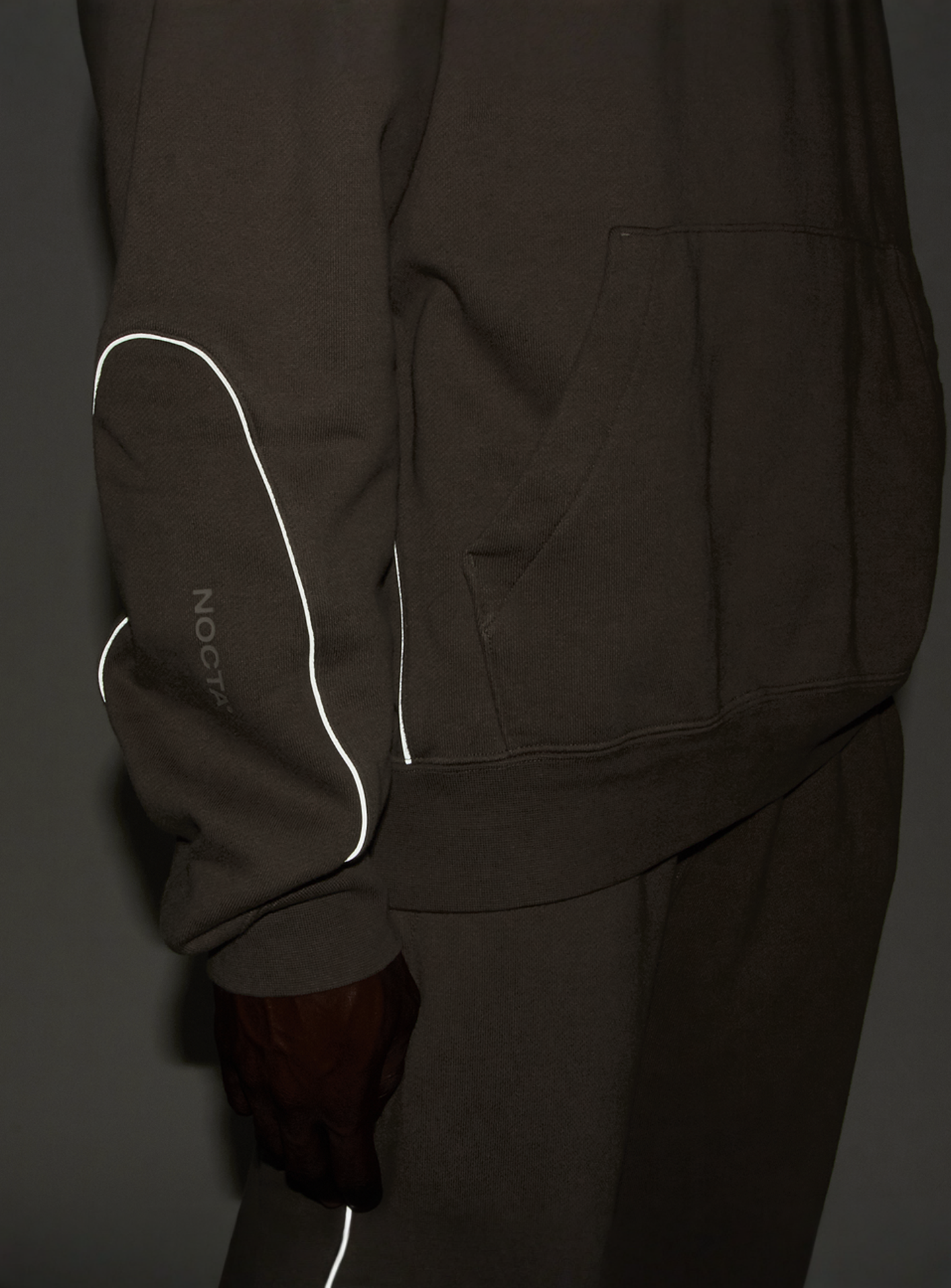 Nike Nocta, NRG Fleece Hoodie, grey, Image 7 of 9