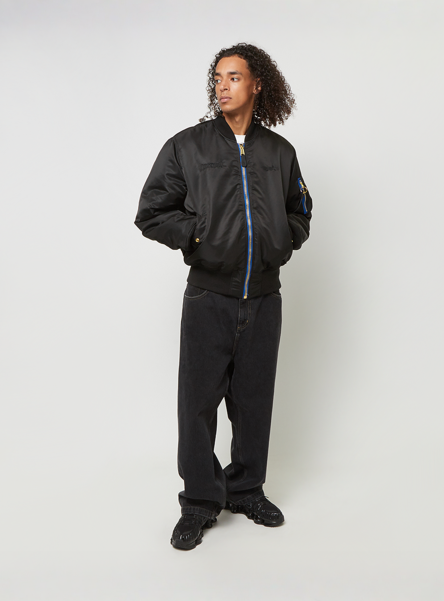 Alpha Industries, Alpha Industries x zəяo si:x nœf MA-1, black, Image 5 of 5