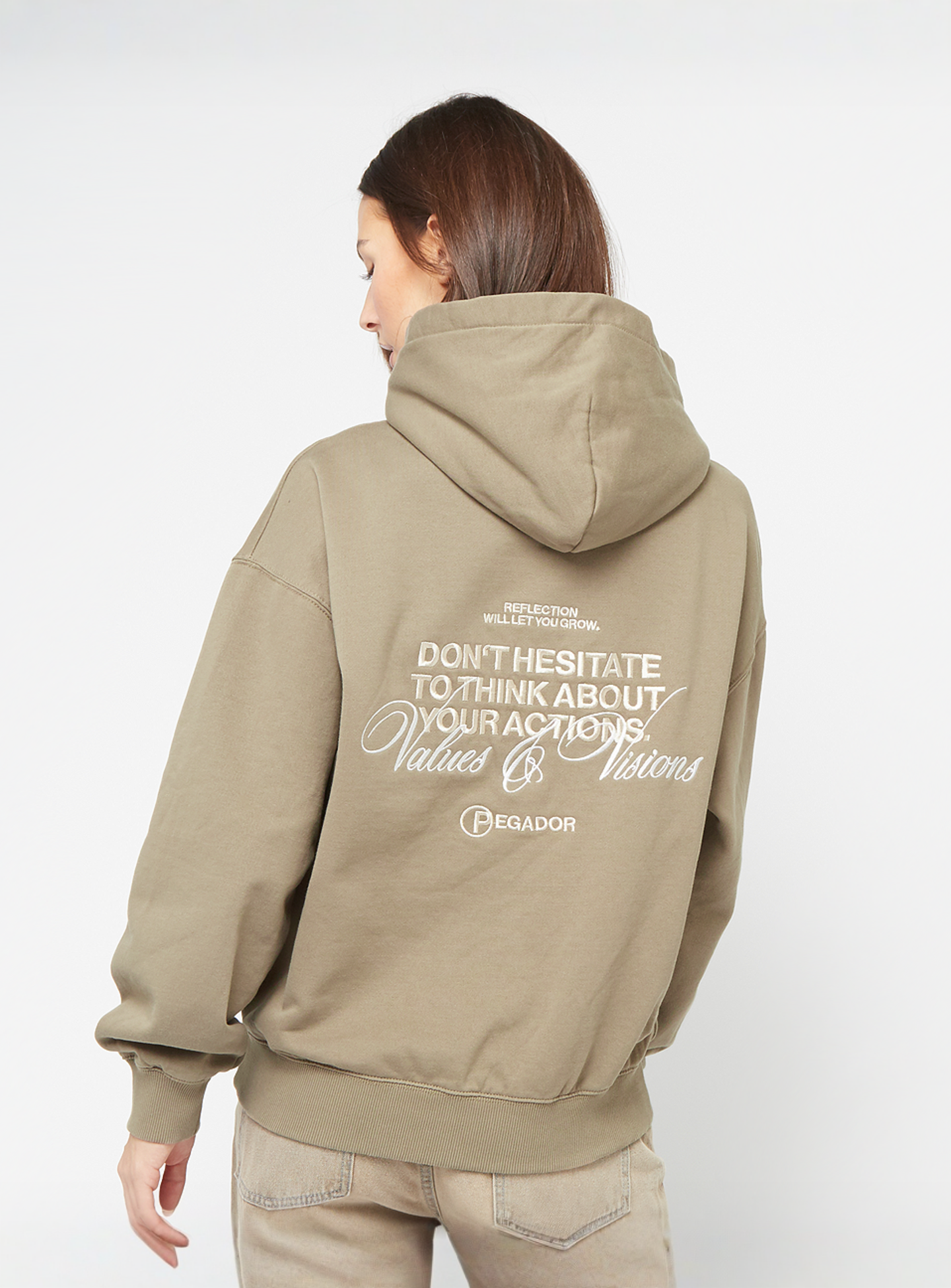 Pegador, Lina Oversized Hoodie, beige, Image 1 of 5