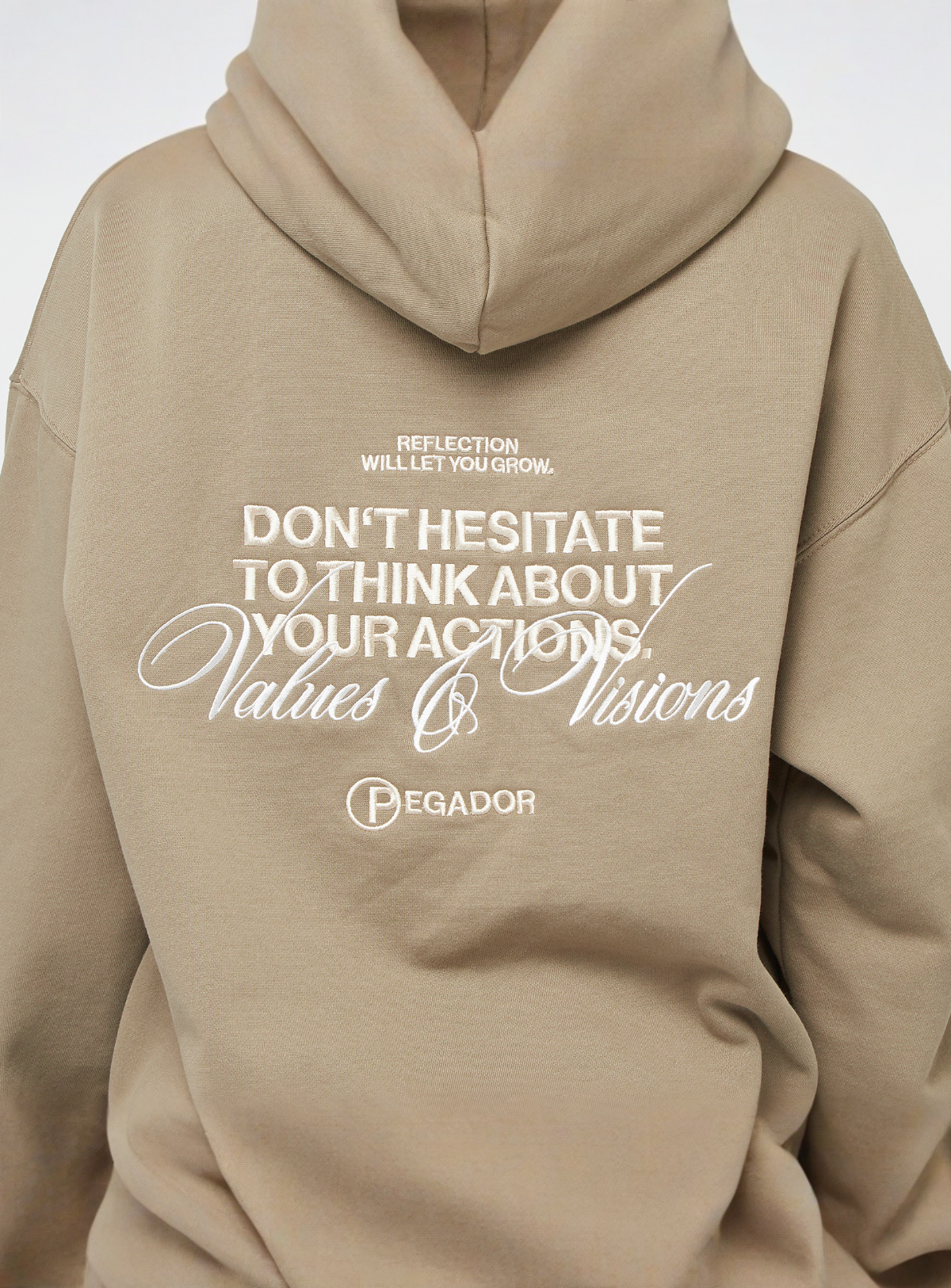 Pegador, Lina Oversized Hoodie, beige, Image 4 of 5