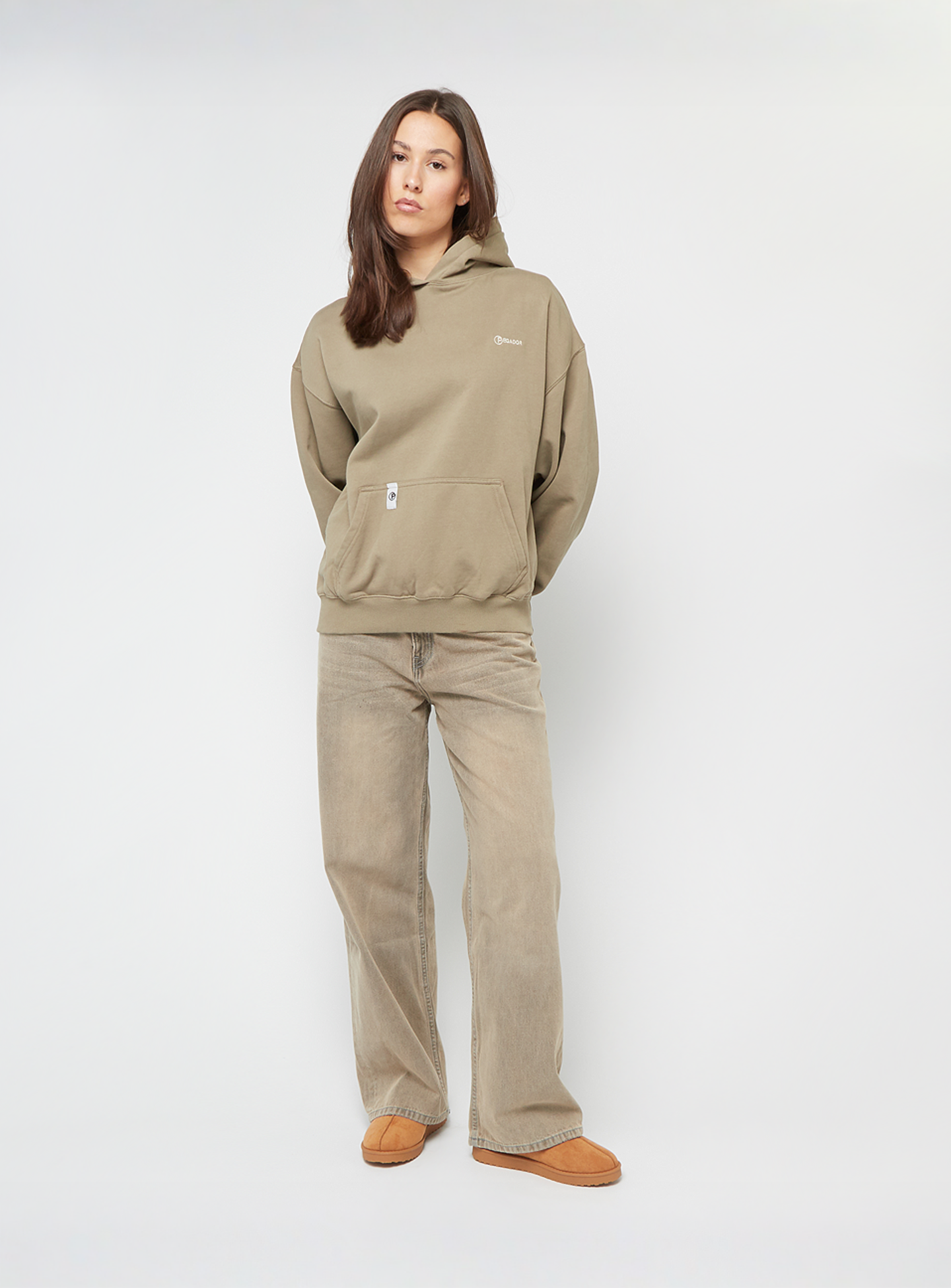 Pegador, Lina Oversized Hoodie, beige, Image 5 of 5