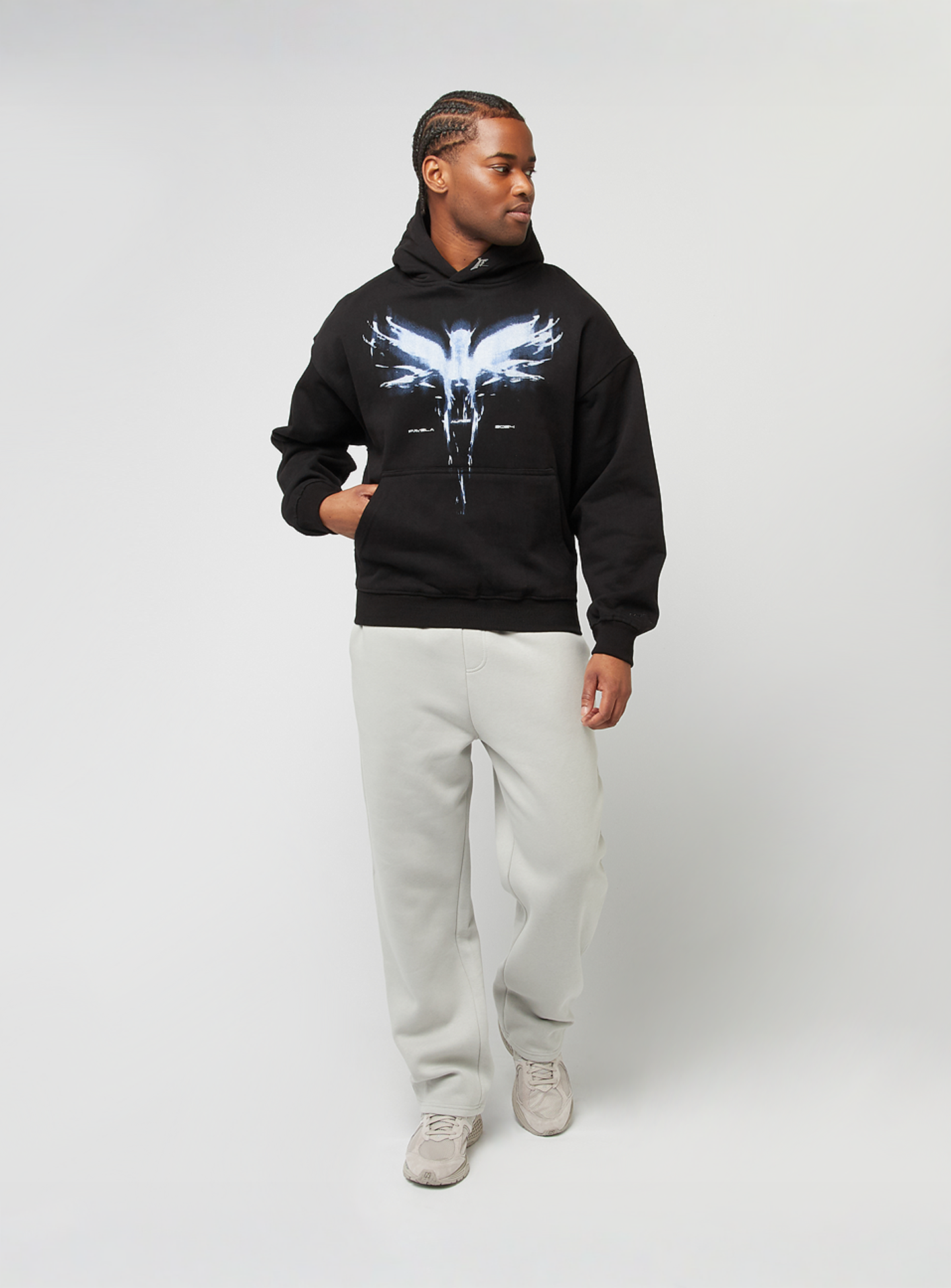 FAVELA, Auree Black Hoodie, black, Image 4 of 4