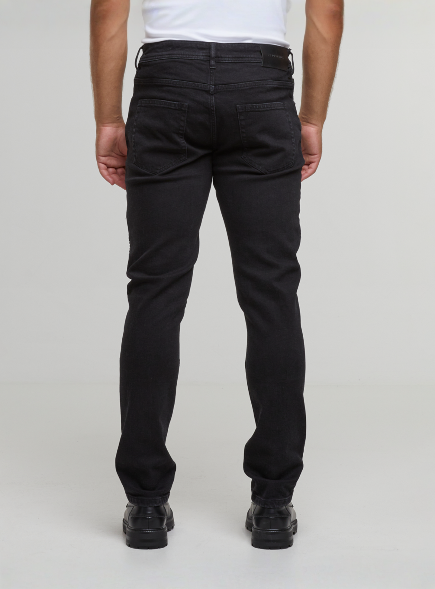 2Y STUDIOS, Oscar Ripped Slim Fit Jeans, black, Image 2 of 5