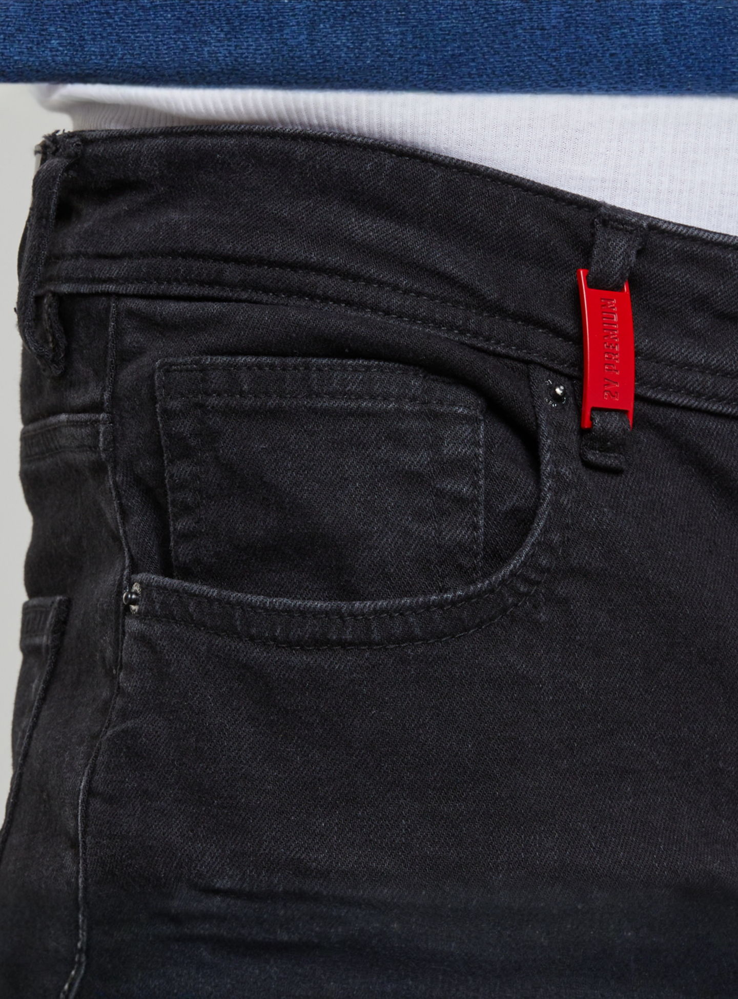 2Y STUDIOS, Oscar Ripped Slim Fit Jeans, black, Image 3 of 5