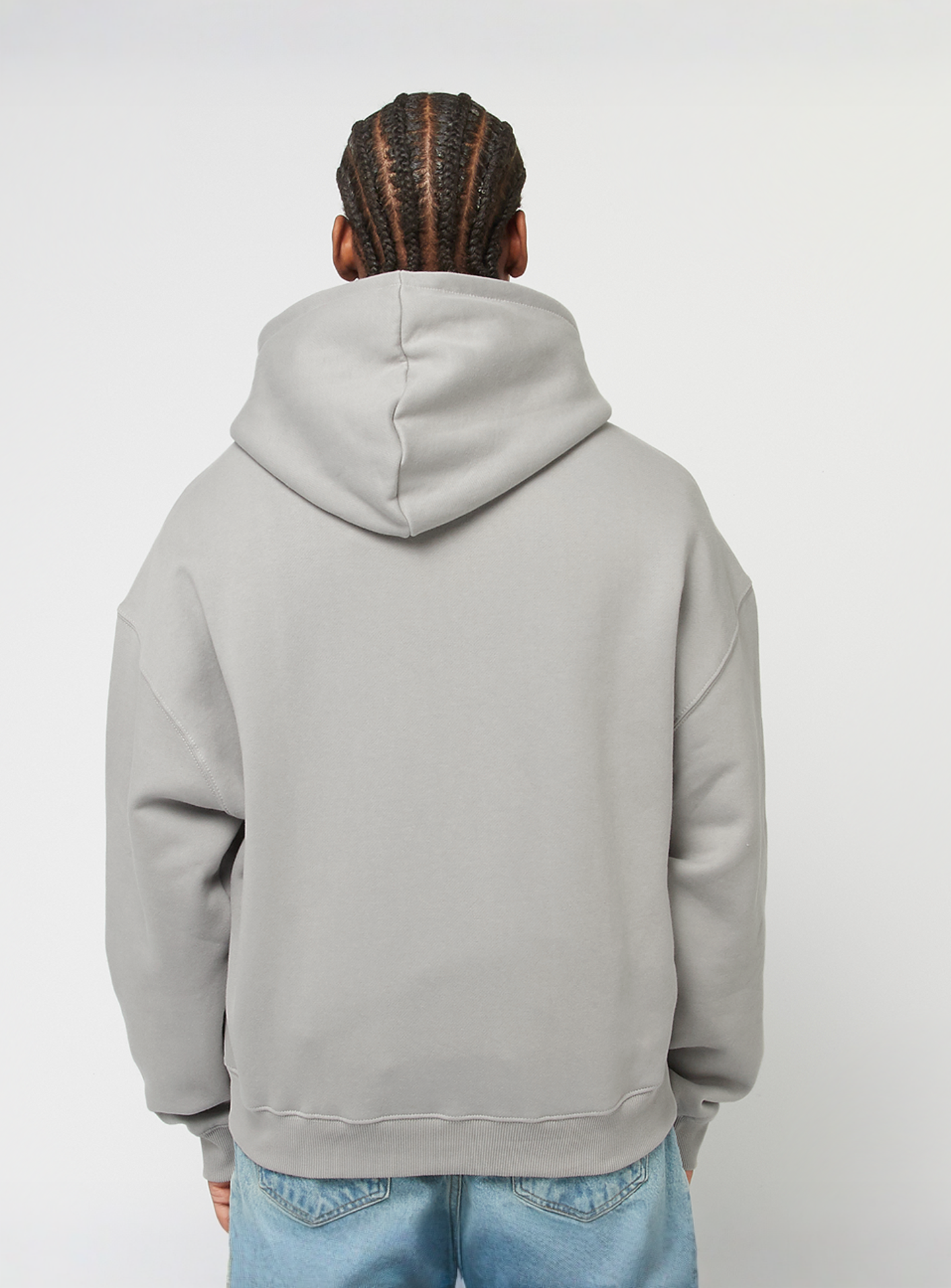 Low Lights Studios, Three Ring Logo Zip Hoodie Concrete, grey, Image 2 of 4