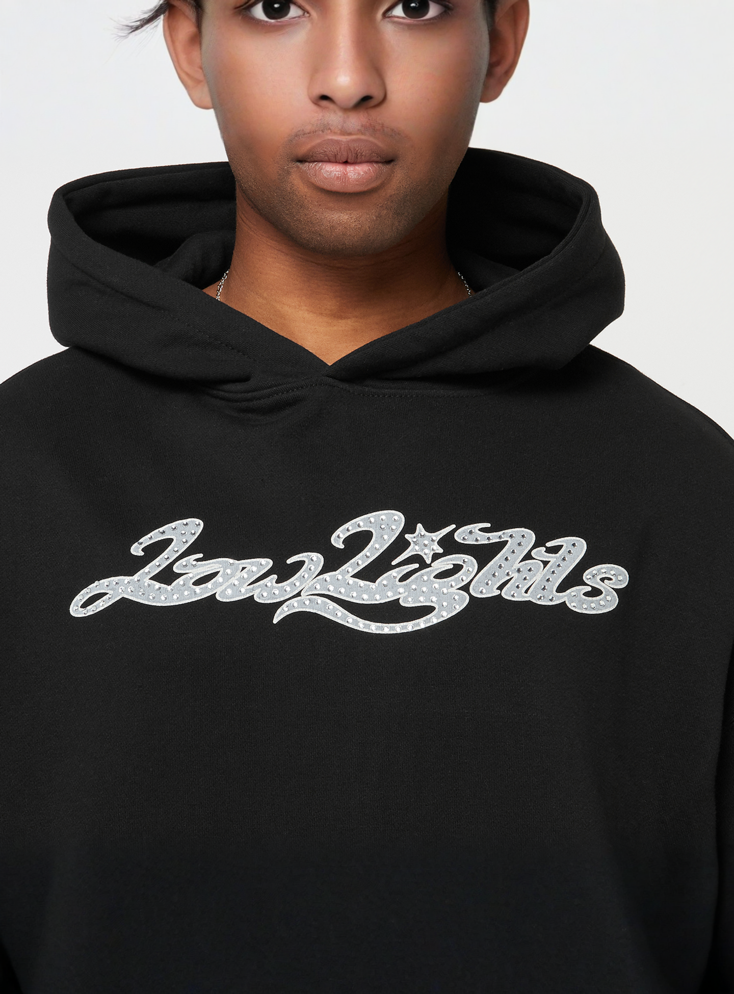Low Lights Studios, Shining Lights Hoodie, black, Image 3 of 4