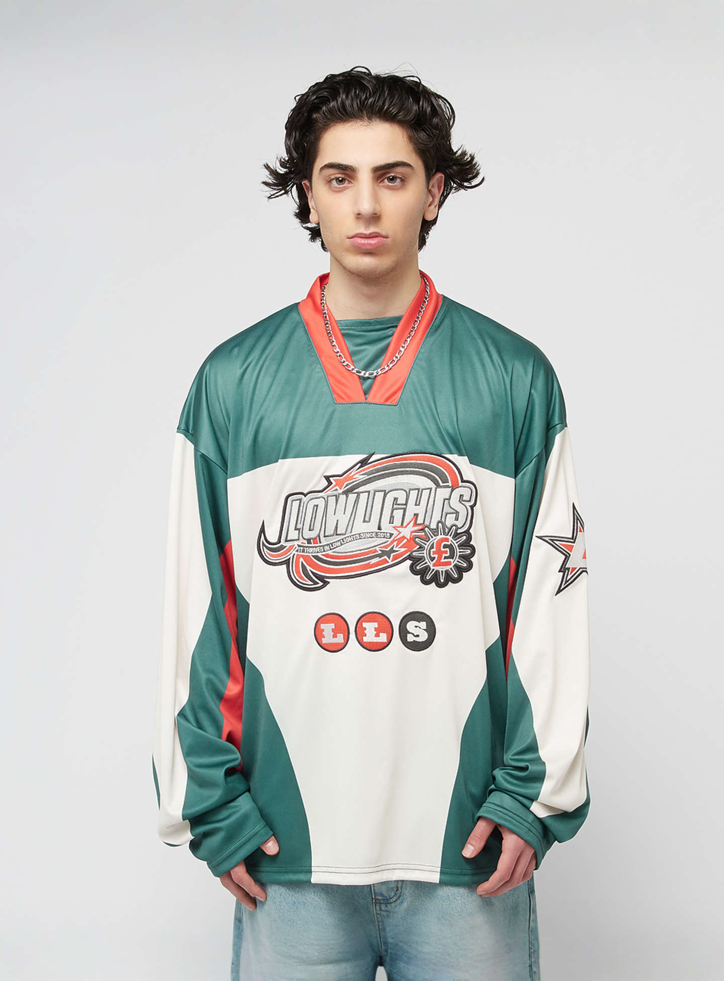 Low Lights Studios, Light Hockey Jersey, multi-colour, Image 1 of 7