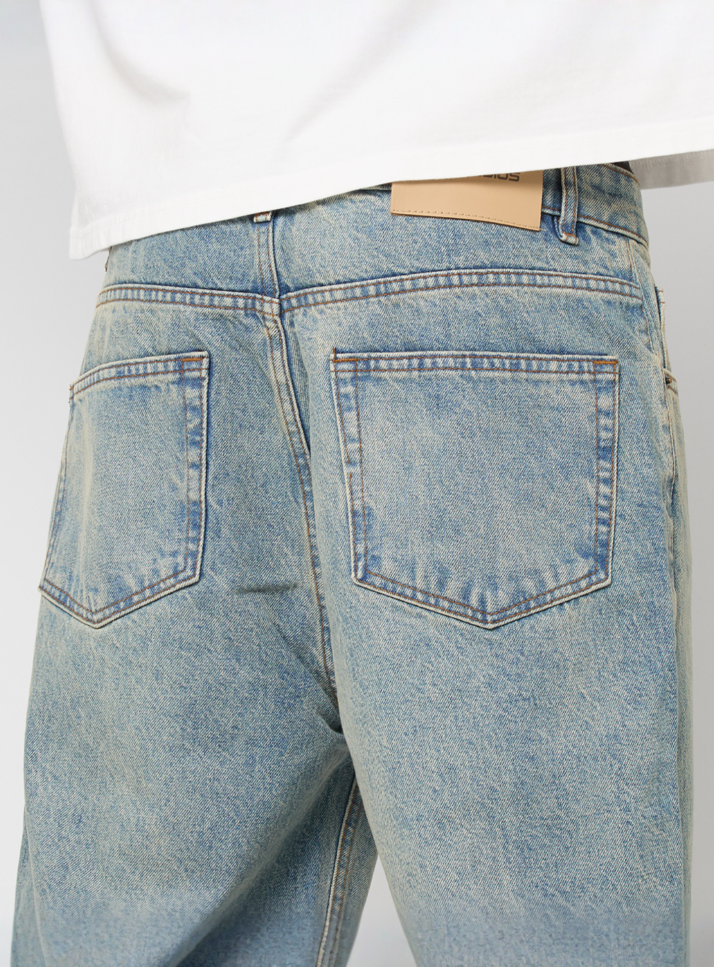 2Y STUDIOS, ARUN OPEN HEM STRAIGHT JEANS SAND BLUE, blue, Image 4 of 5