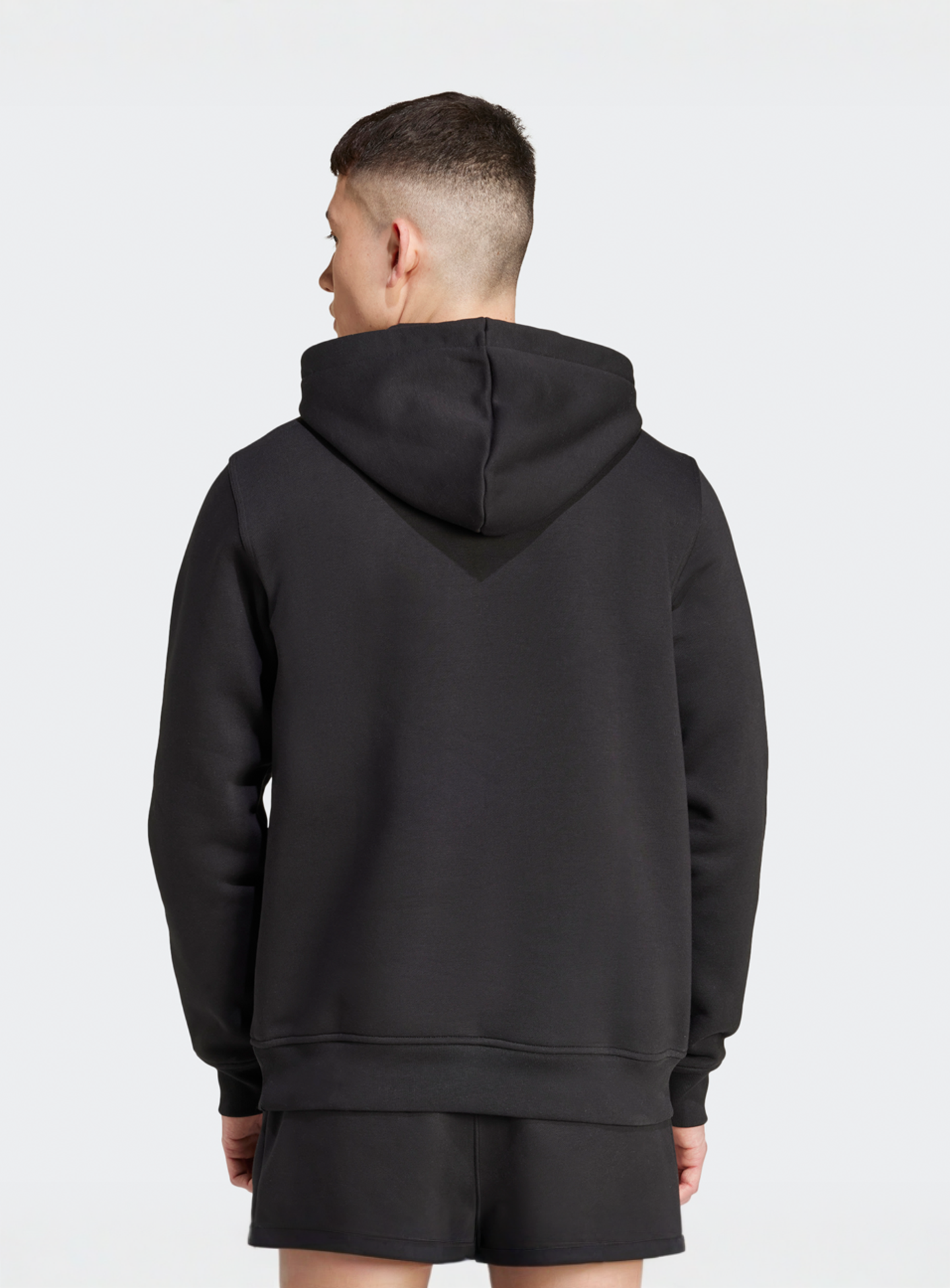 adidas Originals, Trefoil Essentials Hoodie, black, Image 2 of 5