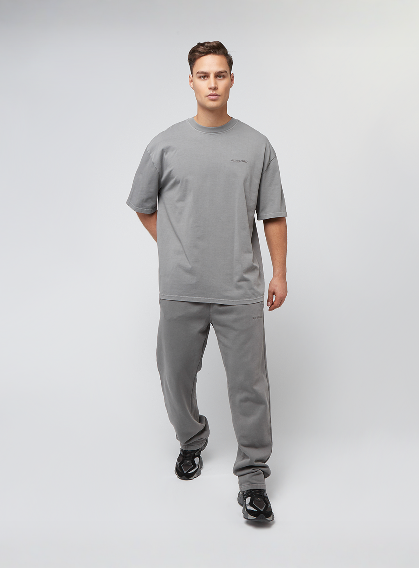 Pegador, Logo Oversized Tee, grey, Image 4 of 4
