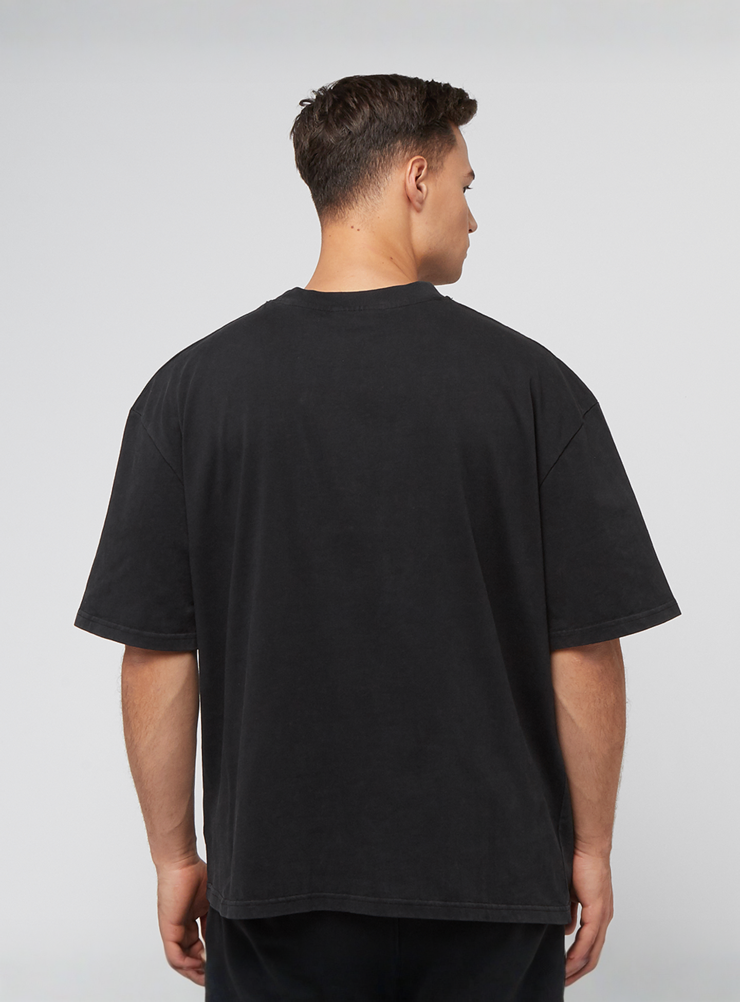 Pegador, Logo Oversized Tee, black, Image 2 of 4
