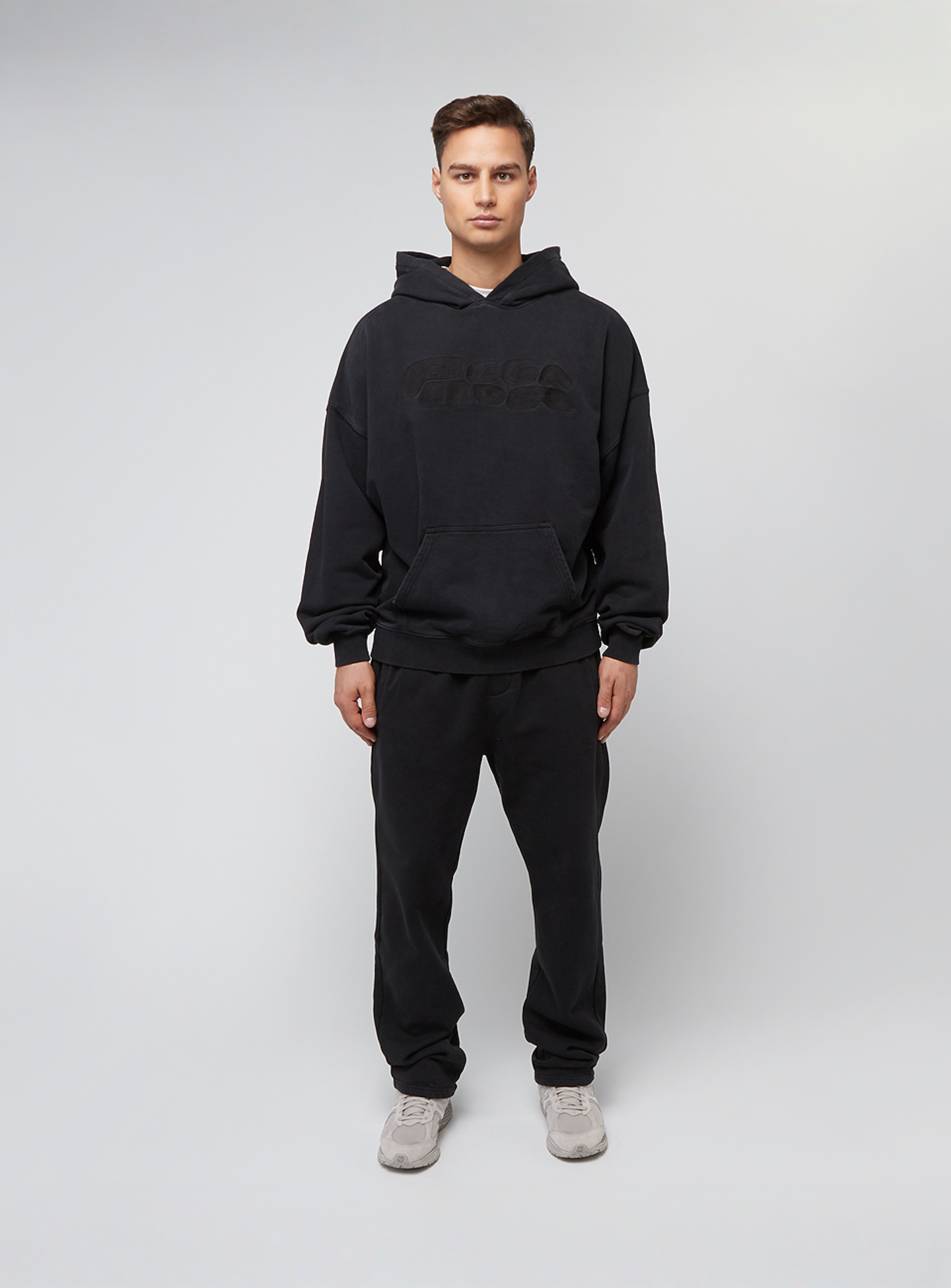 Pegador, Drew Terry Boxy Hoodie, black, Image 4 of 4