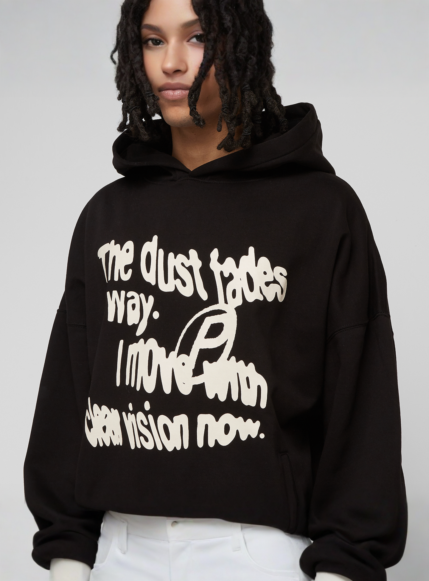 Pegador, Parld Boxy Hoodie, black, Image 3 of 5