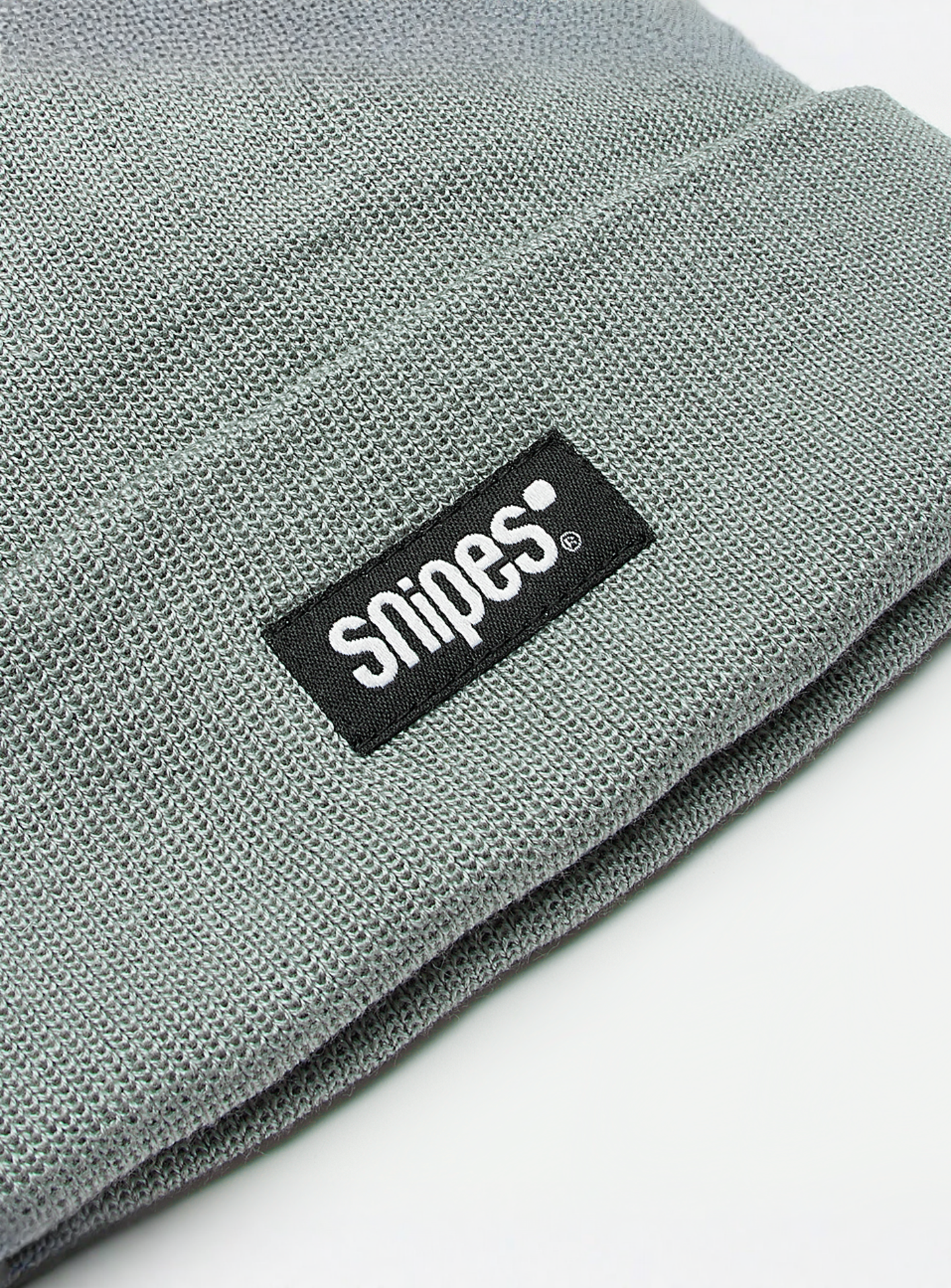 SNIPES, Woven Basic Logo Beanie, grey, Image 3 of 4