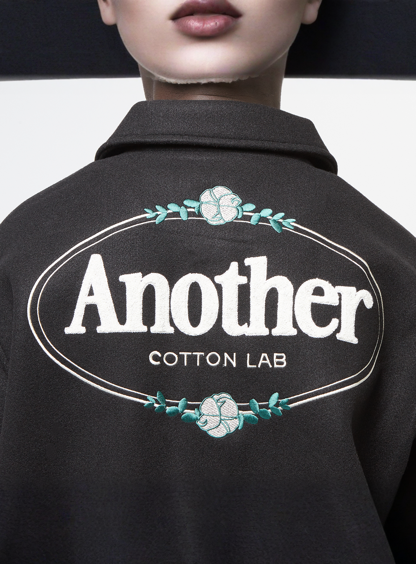 Another Cotton Lab, Another Varsity College Jacket, black, Image 4 of 6