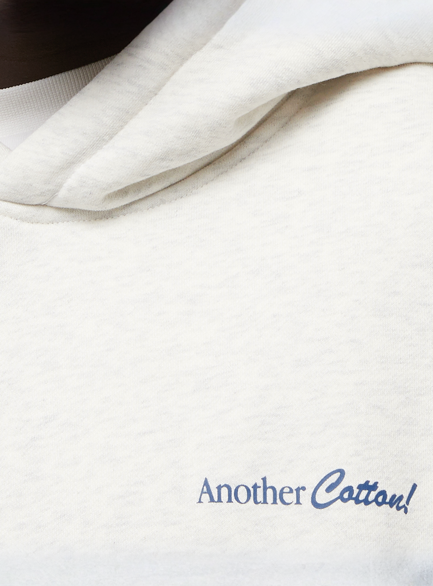 Another Cotton Lab, Breakfast Club Oversized Hoodie, grey, Image 3 of 5