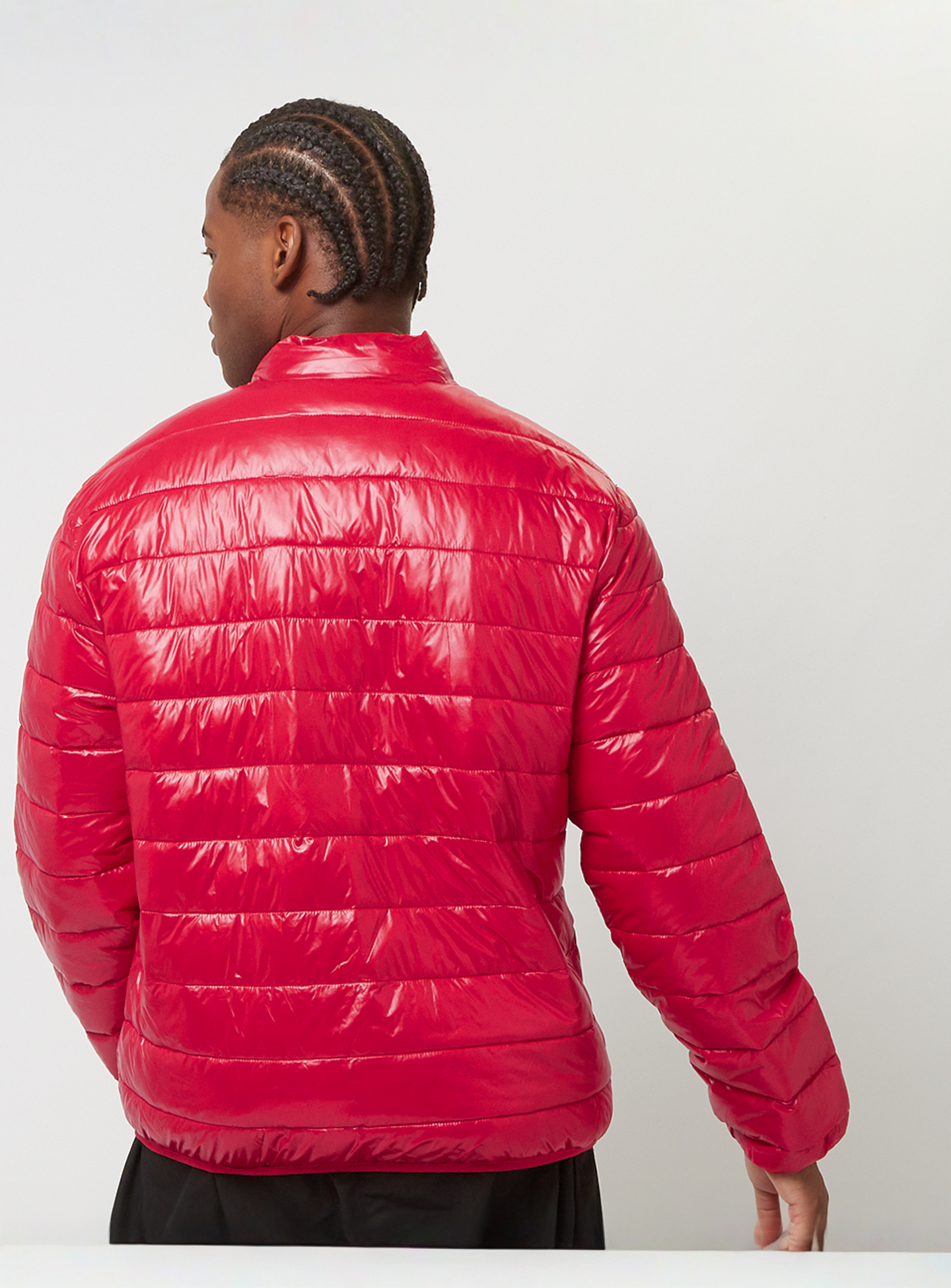 SNIPES, Small Logo Light Puffer Jacket, red, Image 2 of 4