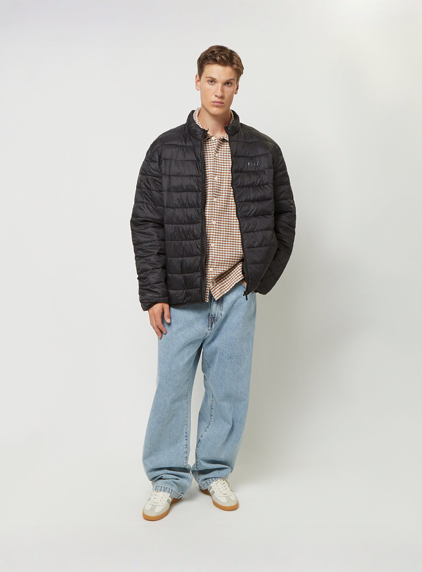 SNIPES, Small Logo Light Puffer Jacket, black, Image 5 of 5