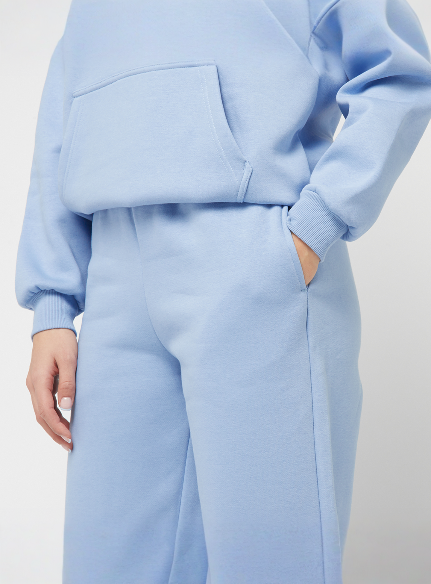 Urban Classics, Fluffy Sweatpants, blue, Image 3 of 4