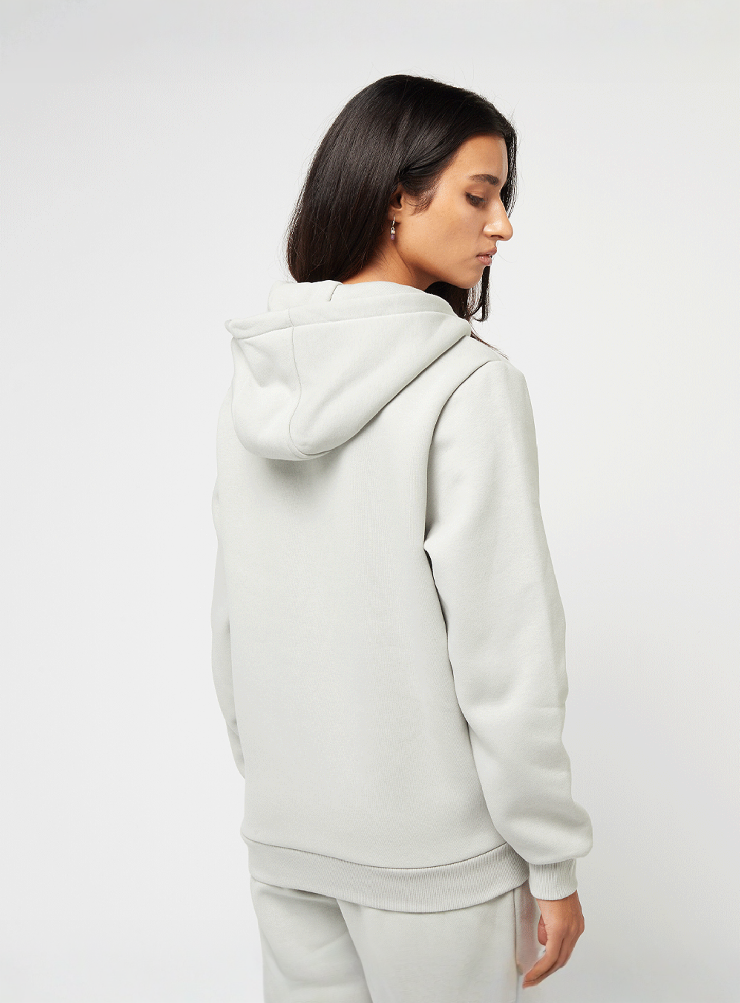 Urban Classics, Fluffy Zip Hoody, grey, Image 2 of 5