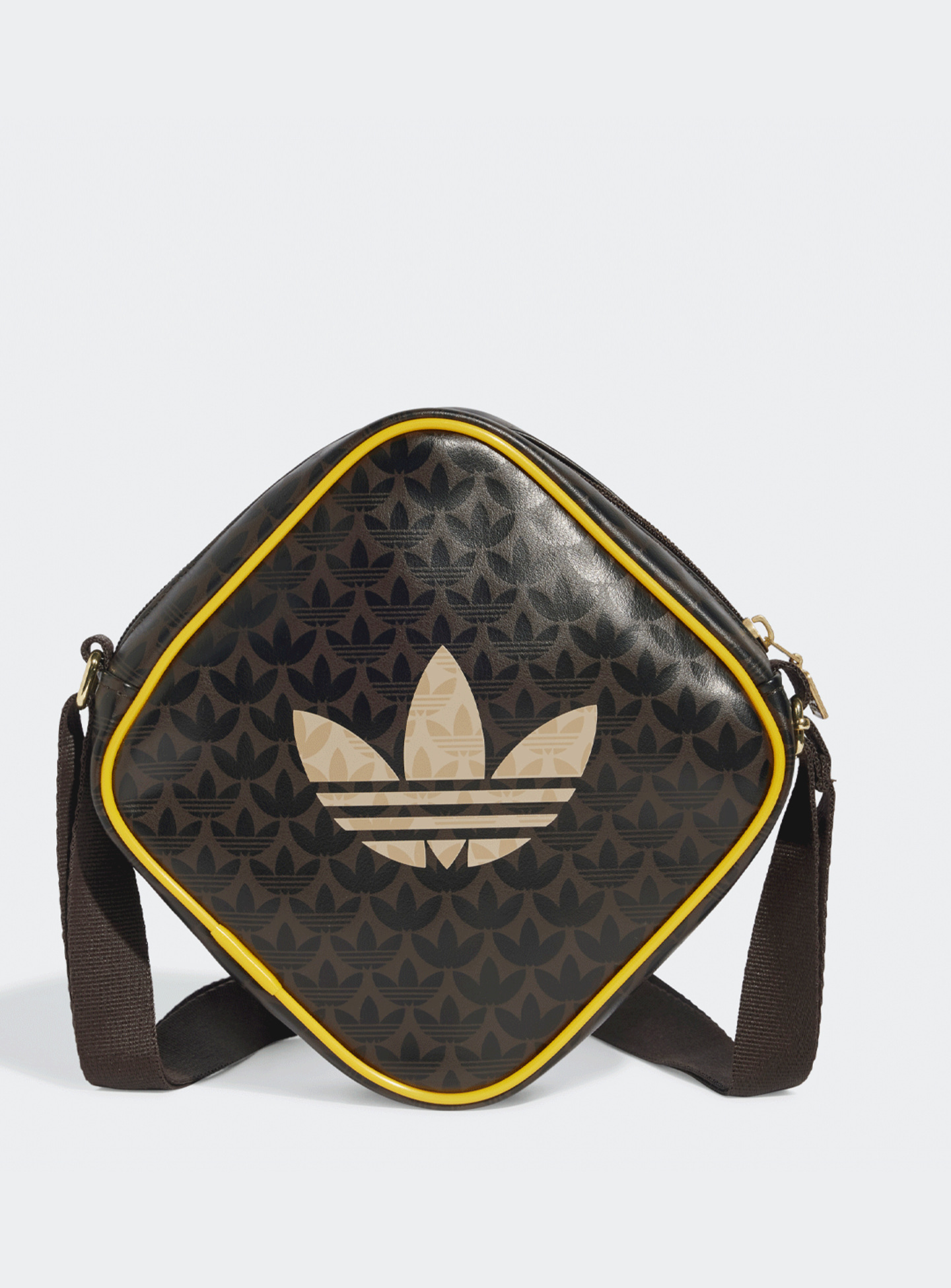 adidas Originals, Monogram Mini Diamond Bag, brown, Image 1 of 6