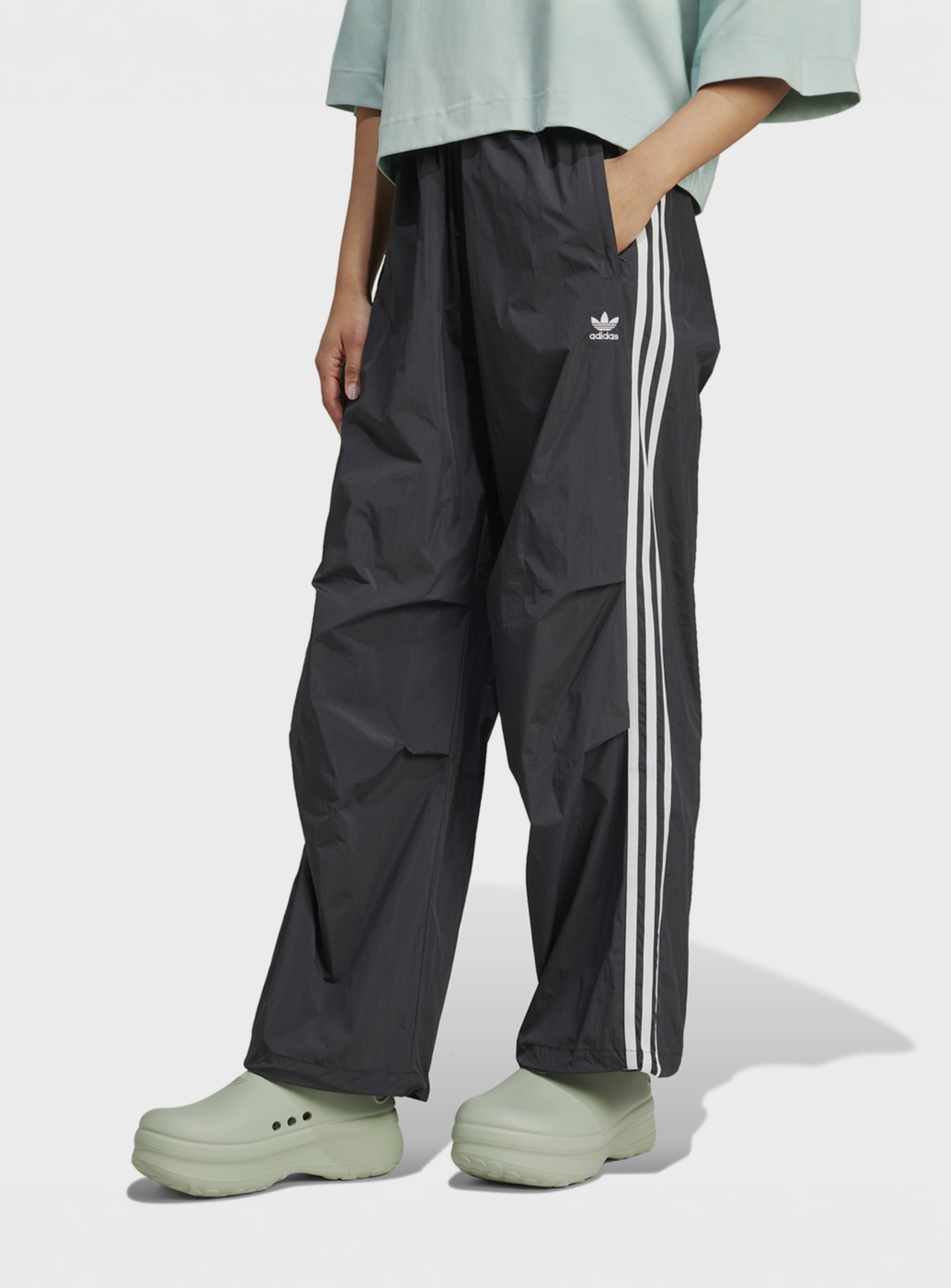 adidas Originals, 3-Streifen Para Pants, black, Image 1 of 5