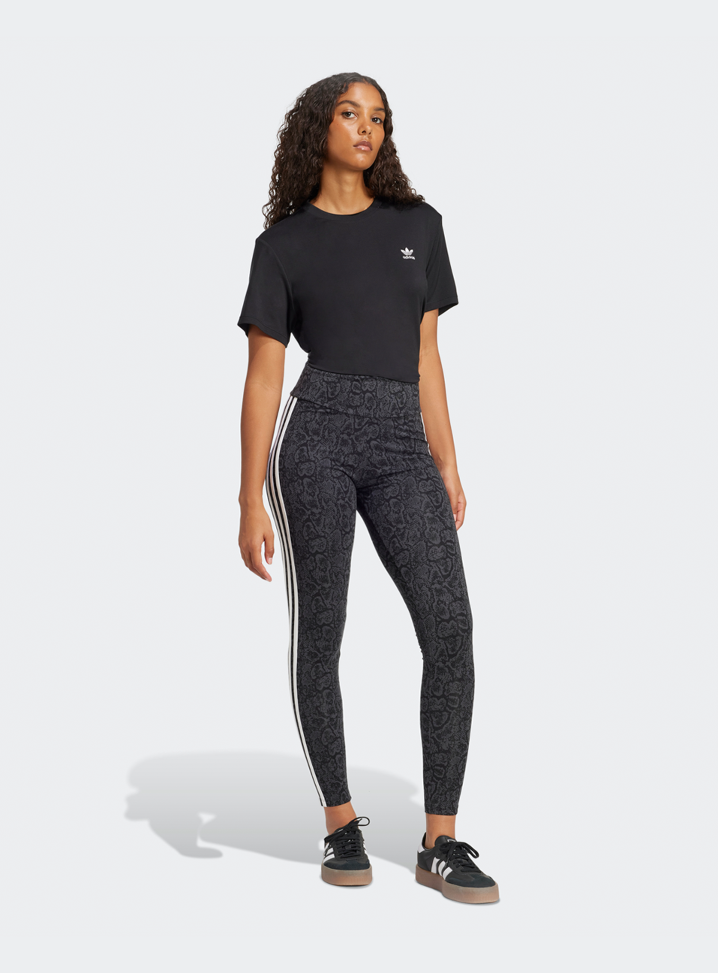 adidas Originals, Snake 3-Streifen Leggings, black, Image 5 of 5