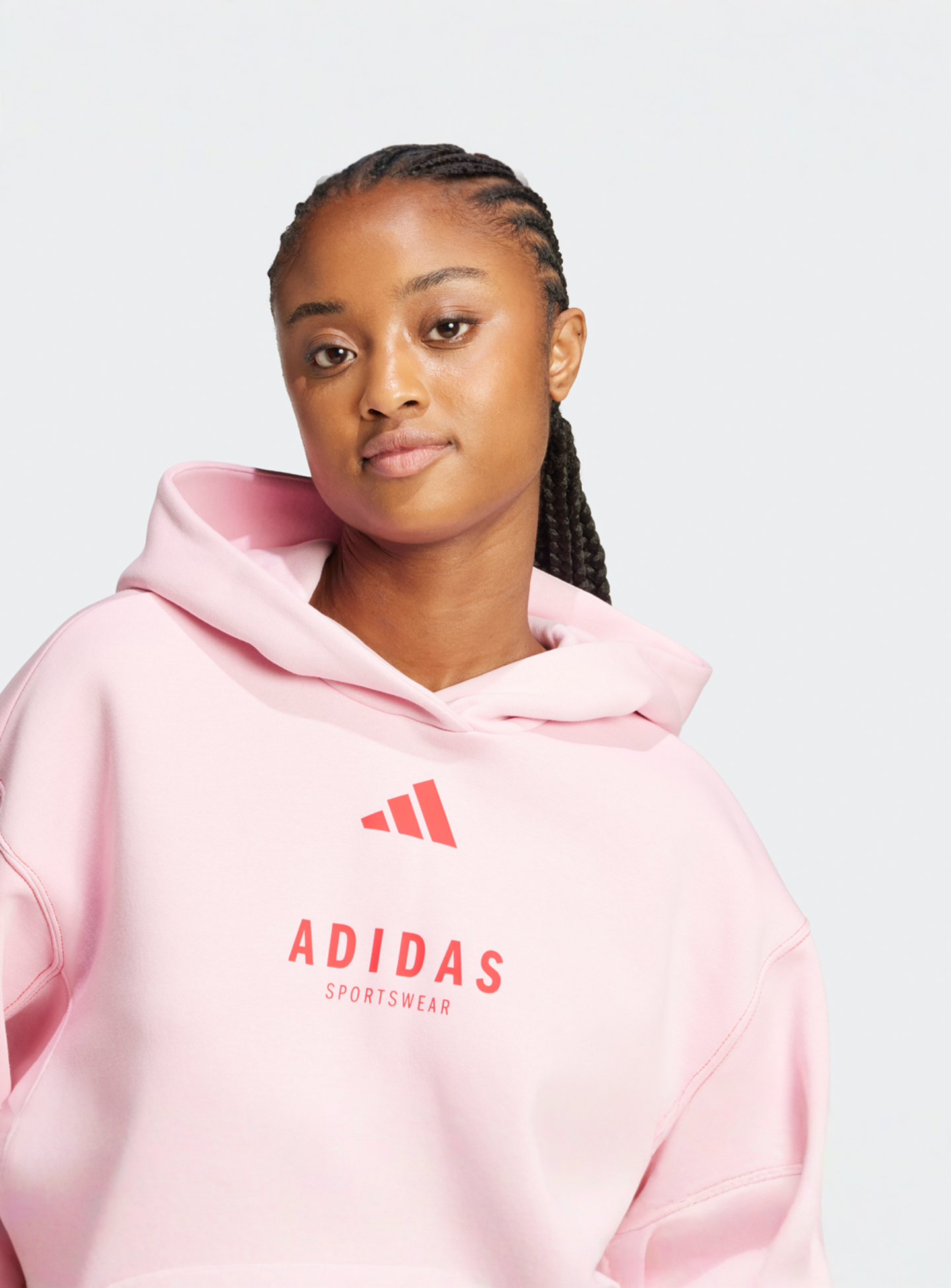 adidas Originals, Sportswear Hoodie, light pink, Image 3 of 5