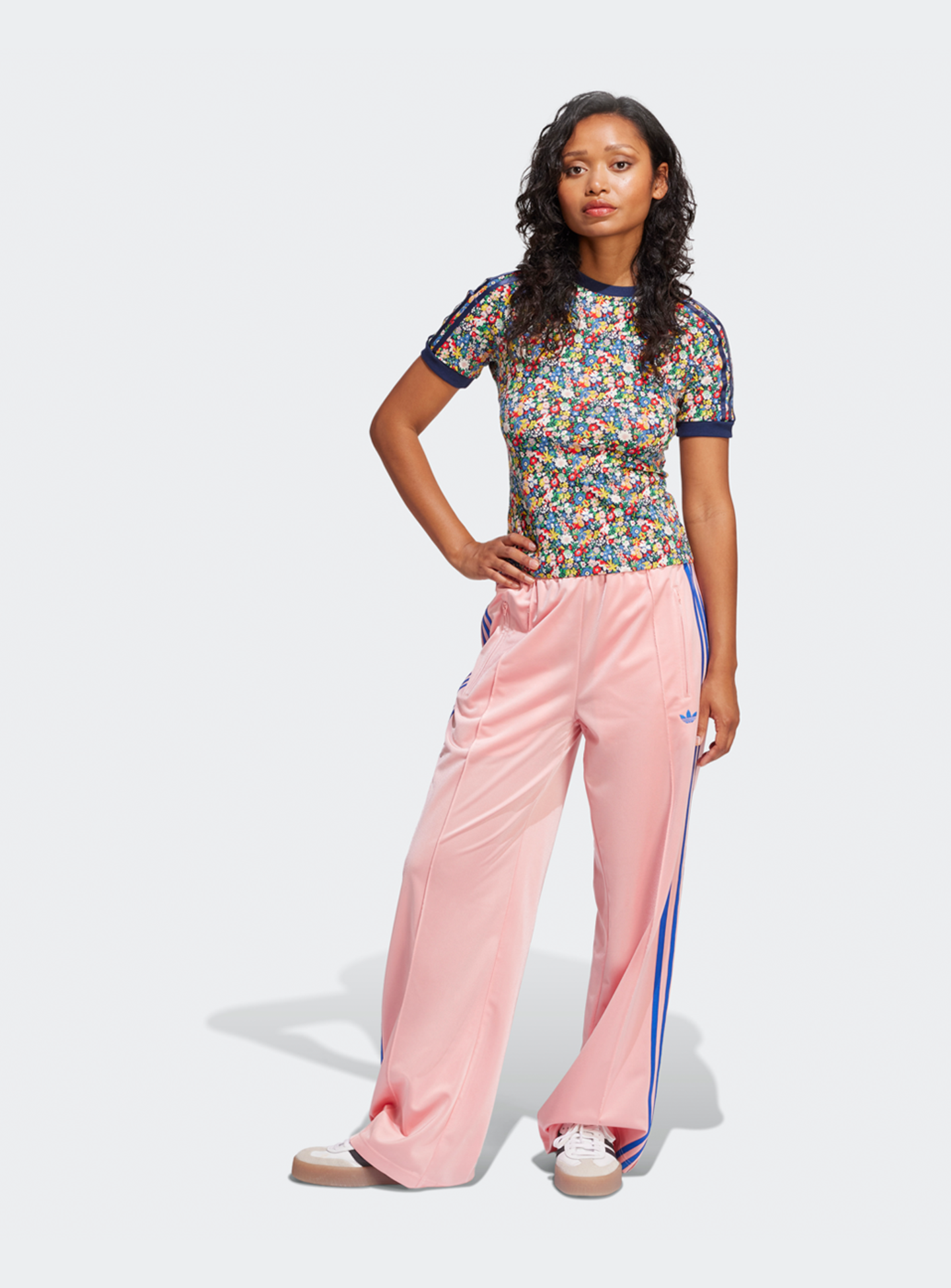 adidas Originals, Firebird Loose Track Pants, light pink, Image 5 of 5