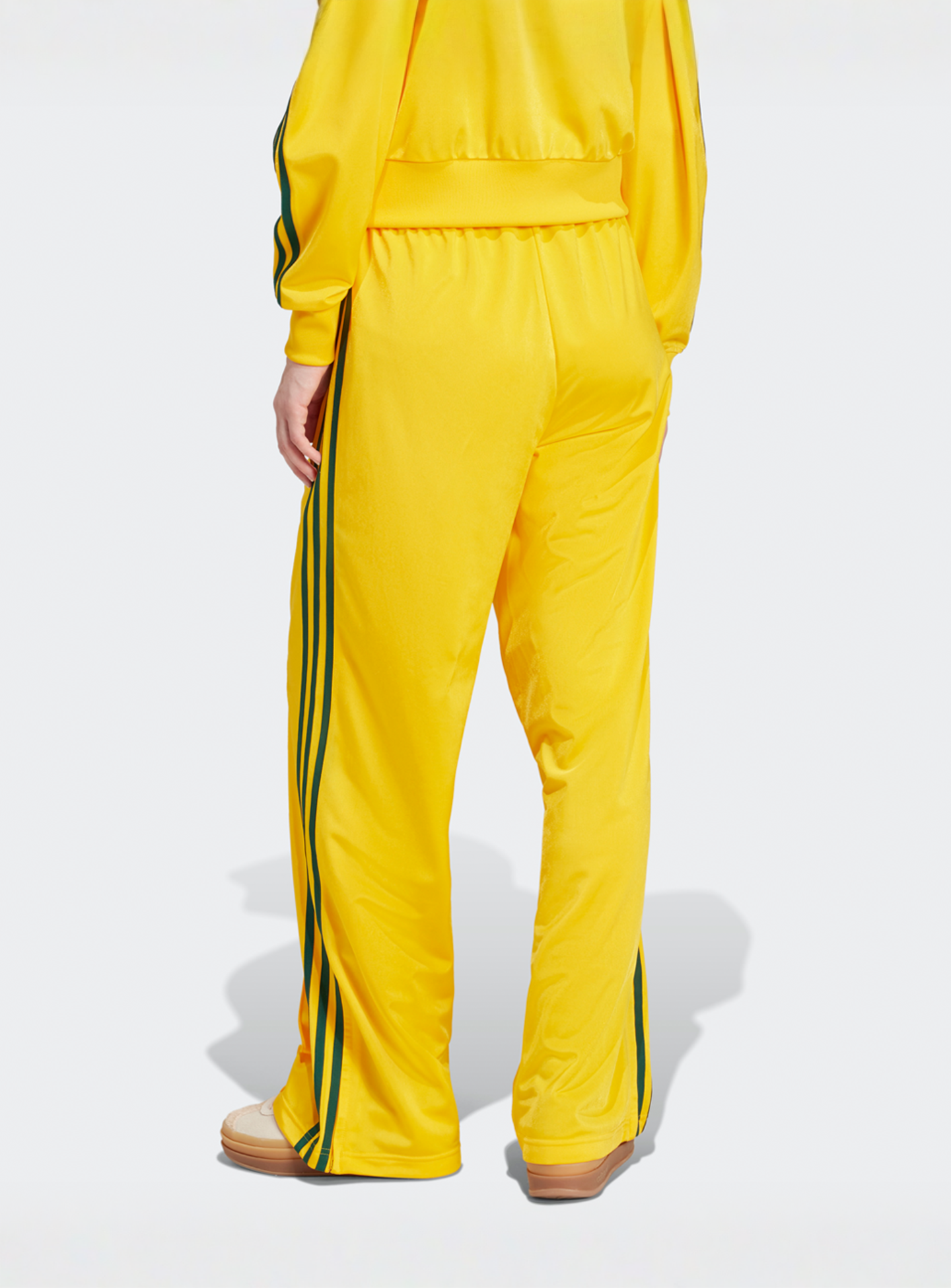 adidas Originals, Firebird Loose Track Pants, yellow, Image 2 of 4