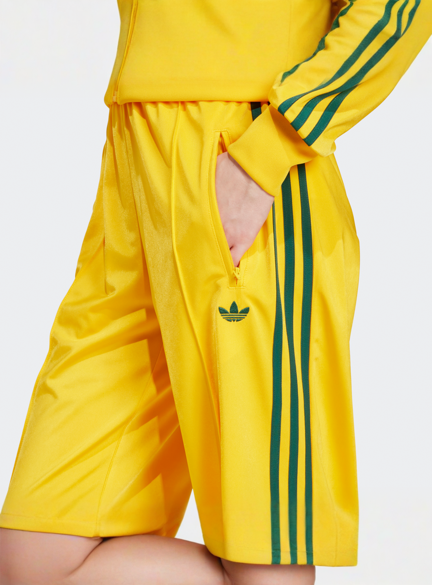 adidas Originals, Firebird Loose Track Pants, yellow, Image 3 of 4
