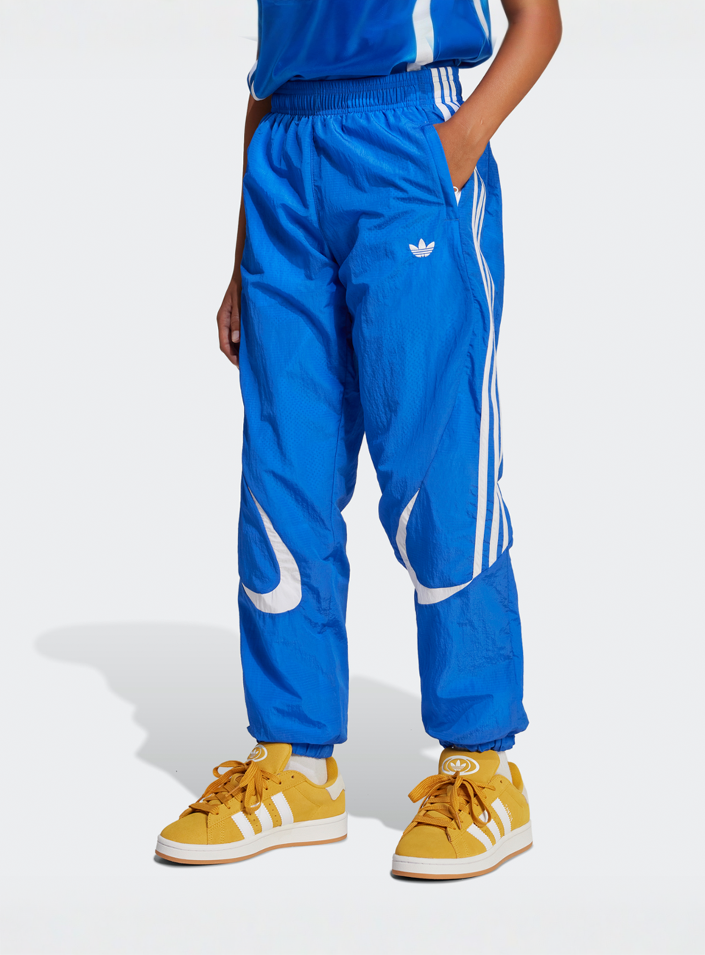 adidas Originals, Woven Track Pants, blue, Image 1 of 5
